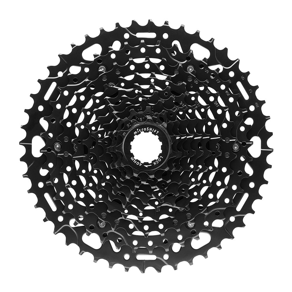 MicroSHIFT Advent X H-Series 10 Speed Cassette 11-48 Black / 11-48T