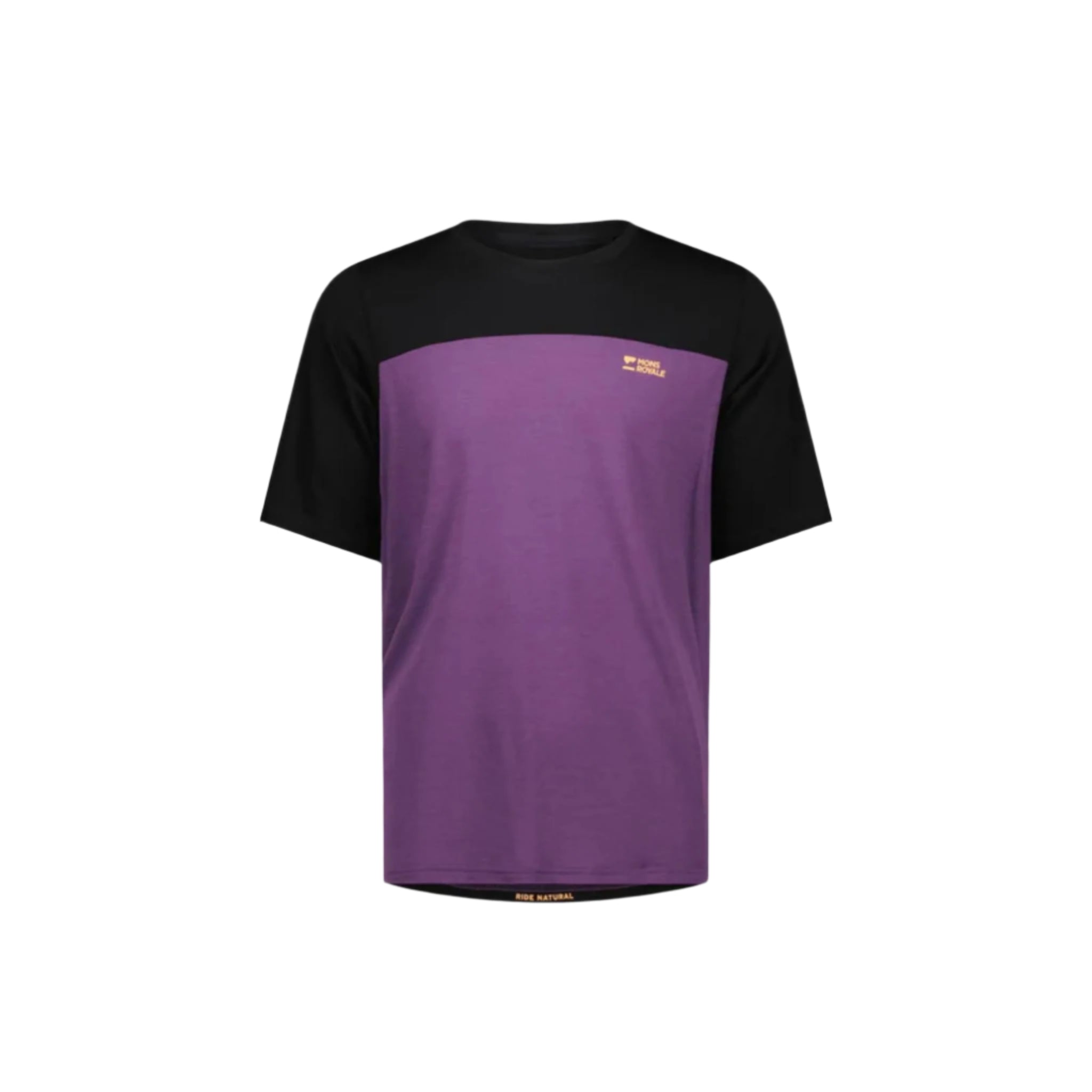 Mons Royale Diversion Merino Short Sleeve Jersey Boysenberry / Black / S
