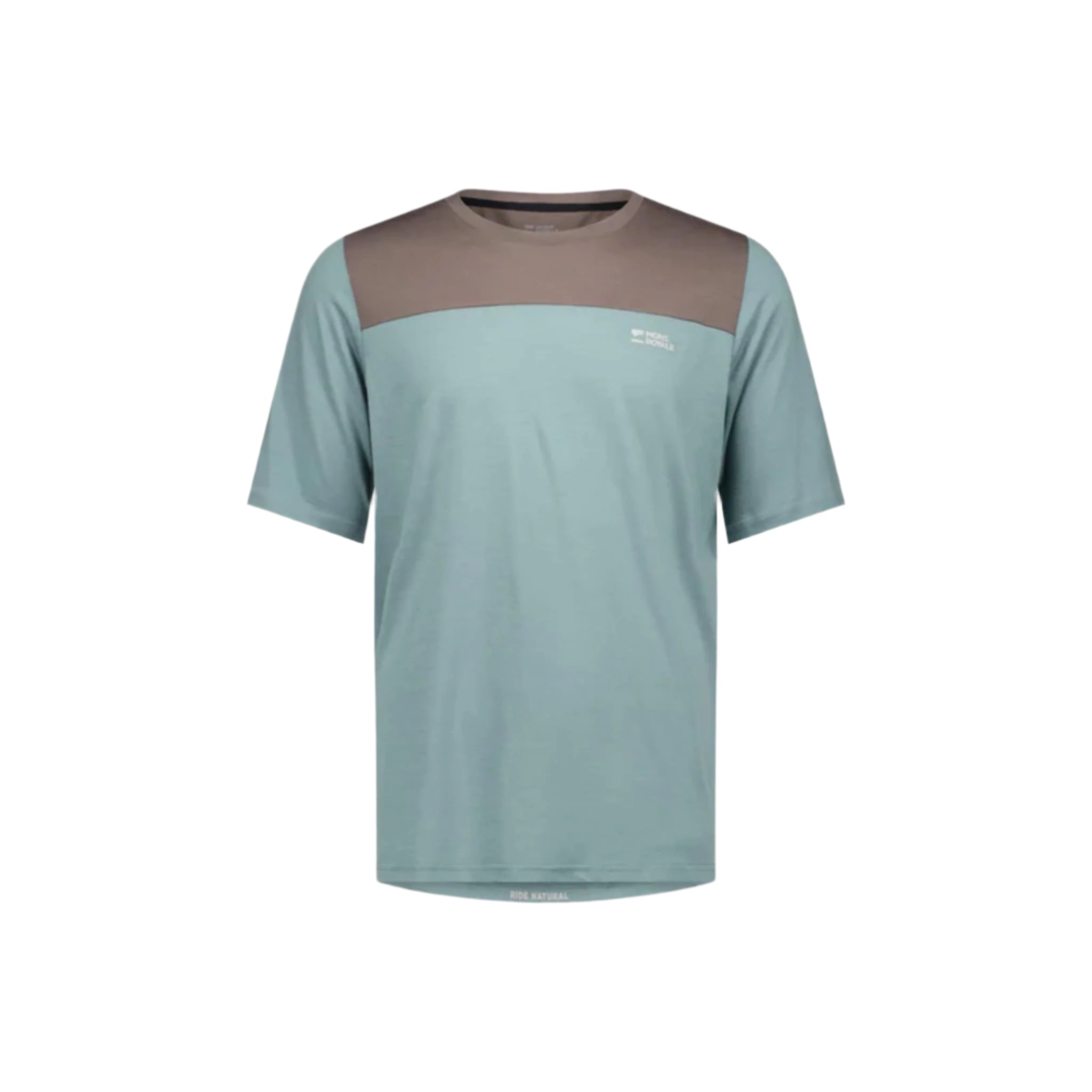 Mons Royale Diversion Merino Short Sleeve Jersey Desert Sage / Iron / S