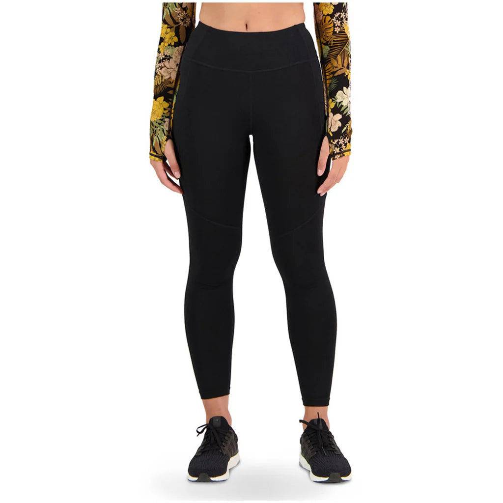 Mons Royale Merino Active Women's Leggings Black / XL