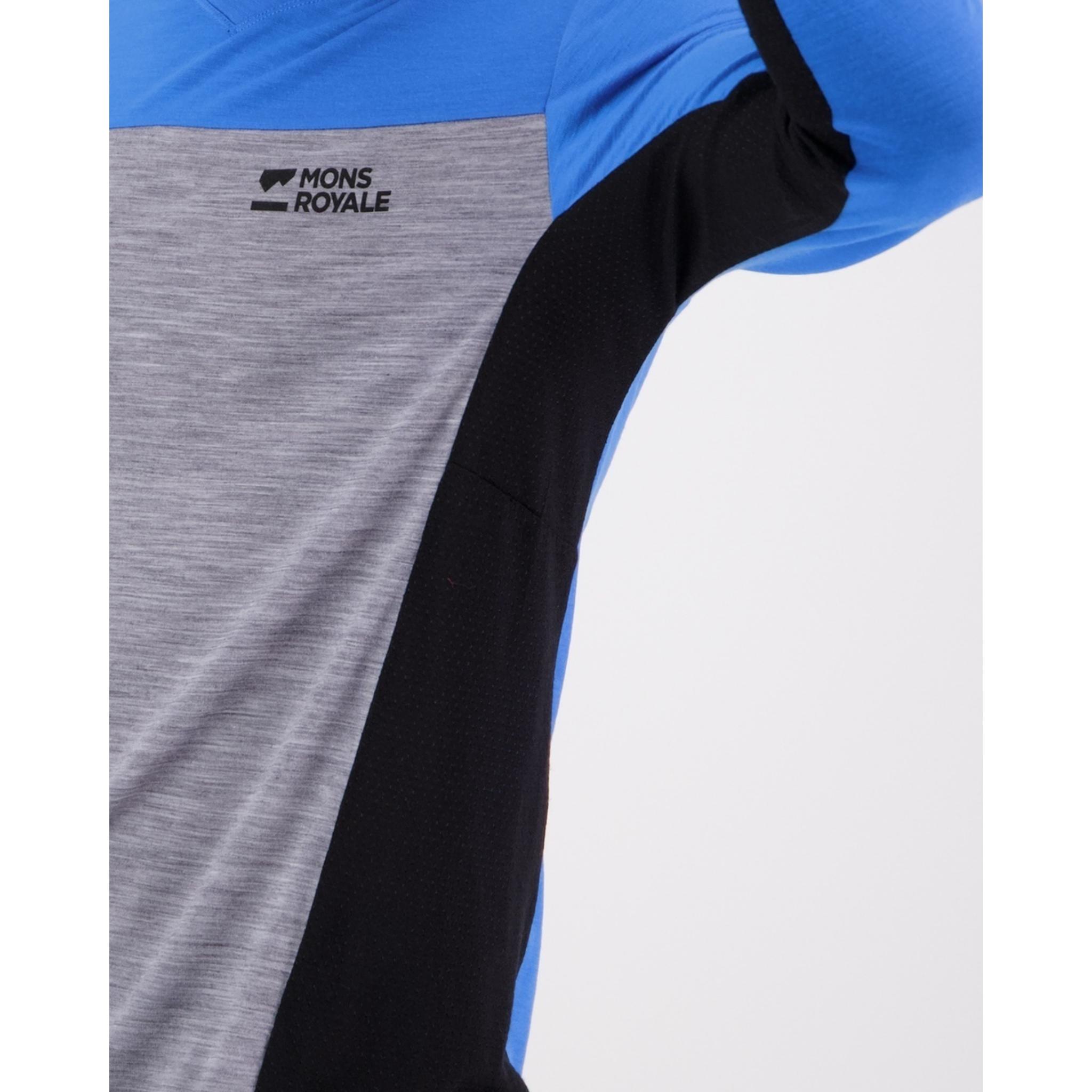 Mons Royale Redwood Enduro VLS Jersey - Blue Gravel