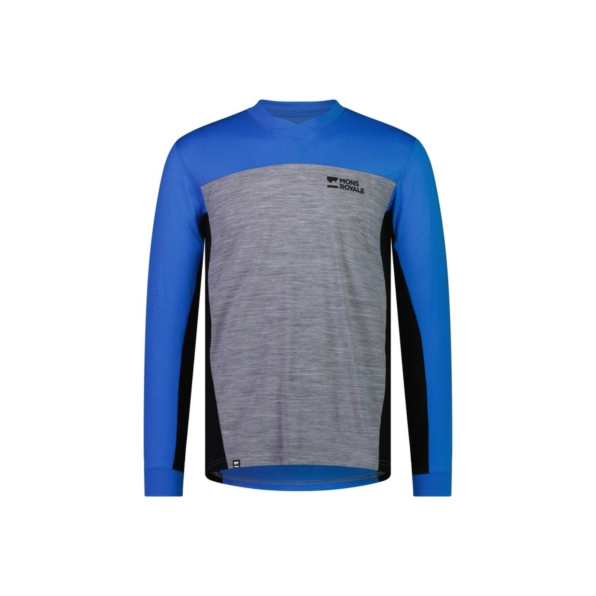 Mons Royale Redwood Enduro VLS Jersey - Blue Gravel Blue Gravel / L