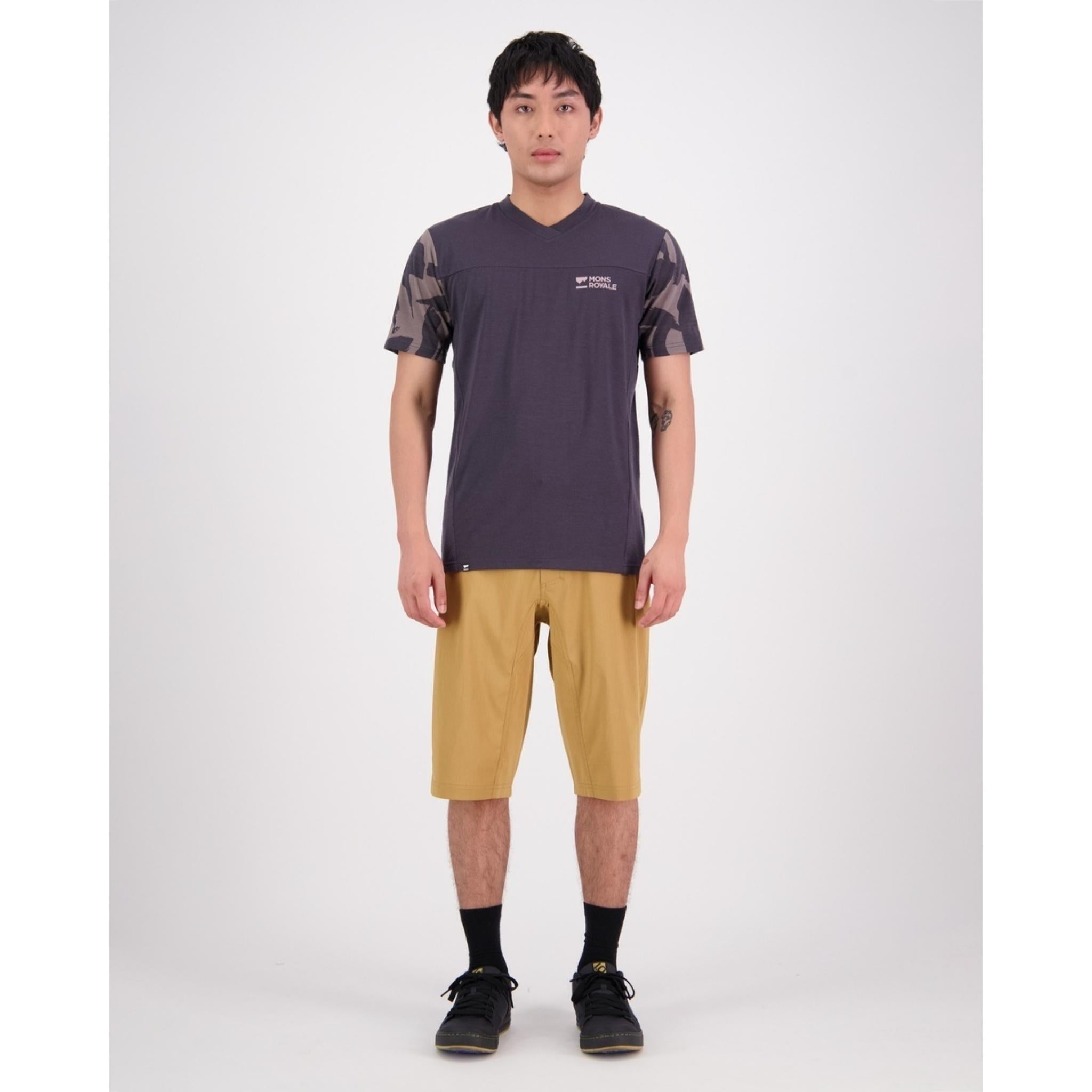 Mons Royale Redwood Enduro VT Jersey - Shale / Fragments