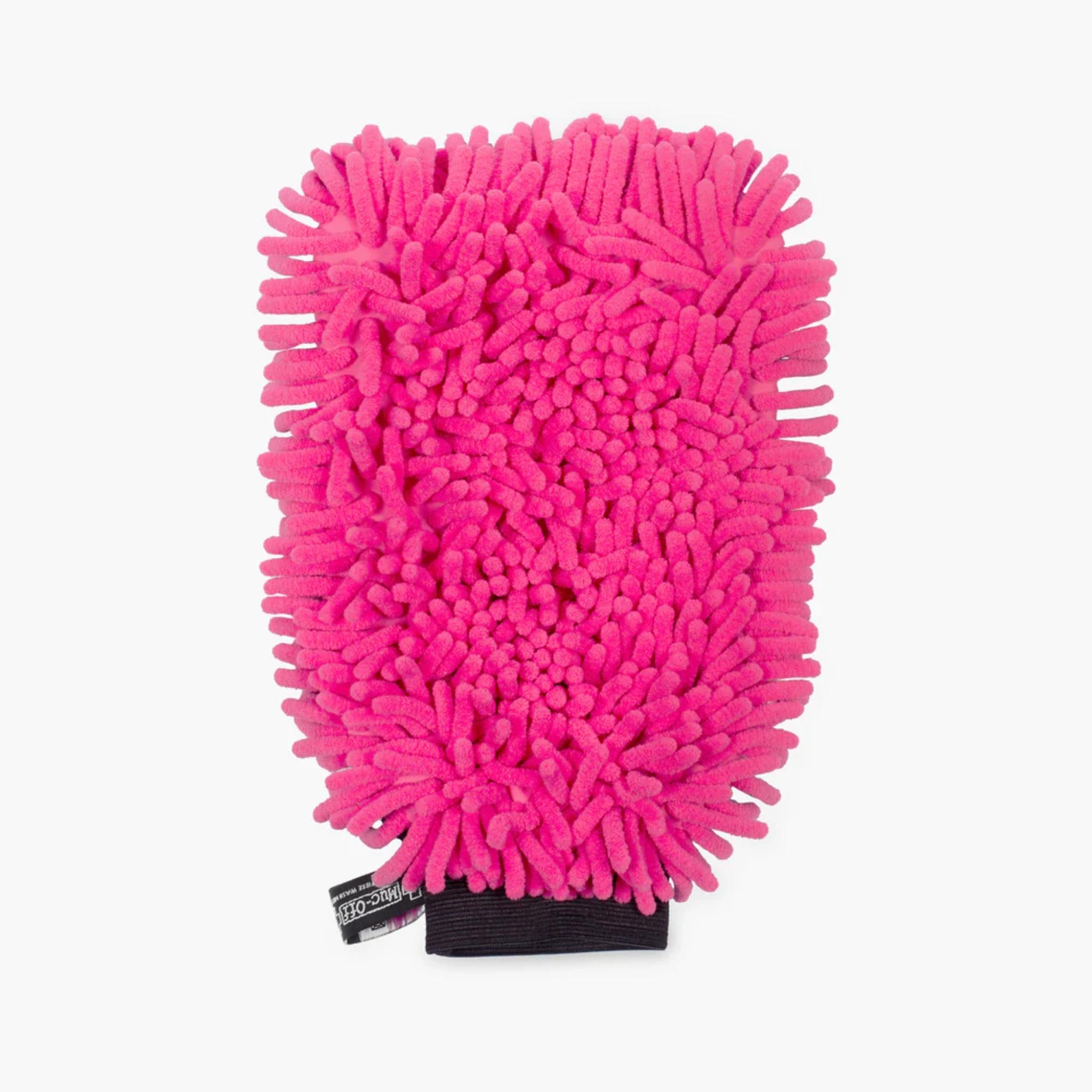 Muc-Off 2in1 Chenille Microfibre Wash Mitt Pink