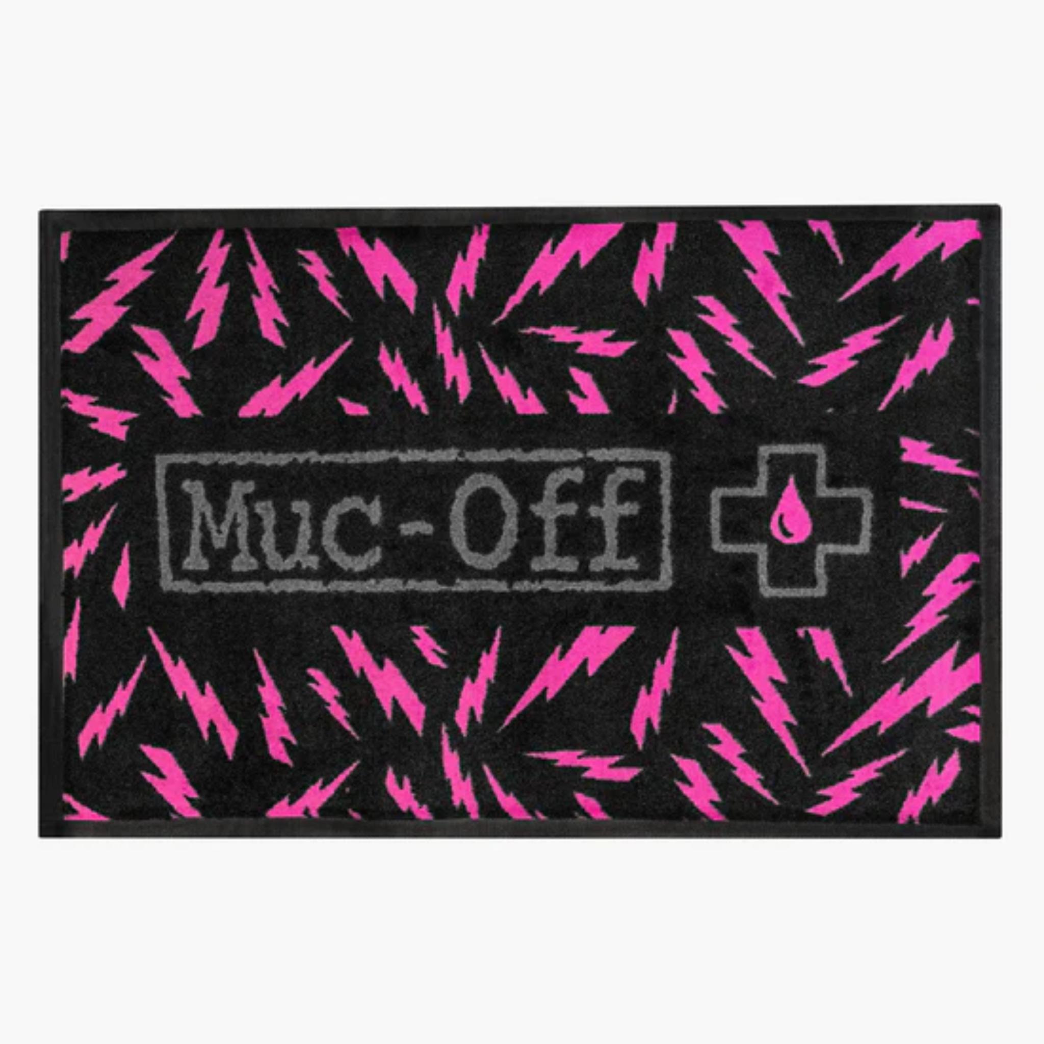 Muc-Off Rediculously Absorbent Floor Mat Black/Pink