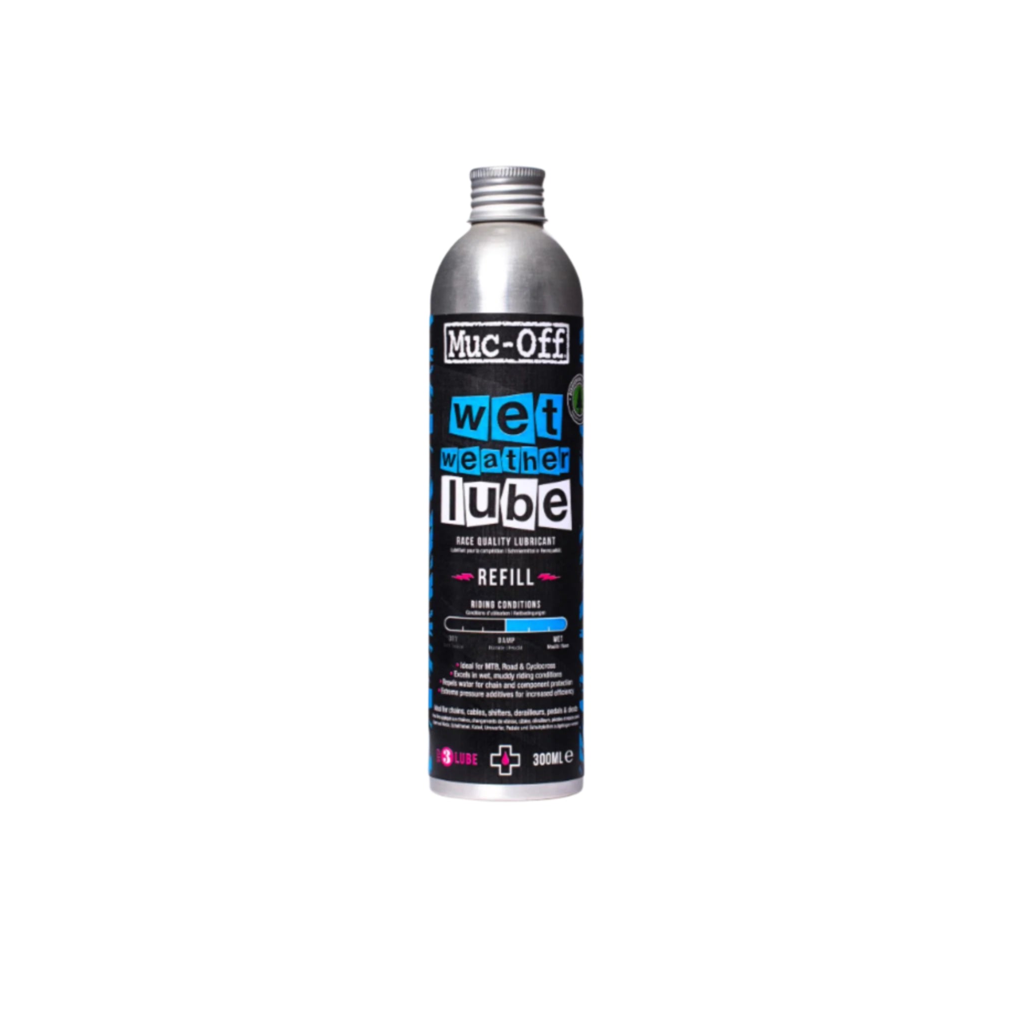 Muc-Off Wet Lube Refill Bottle 300ml 300ml
