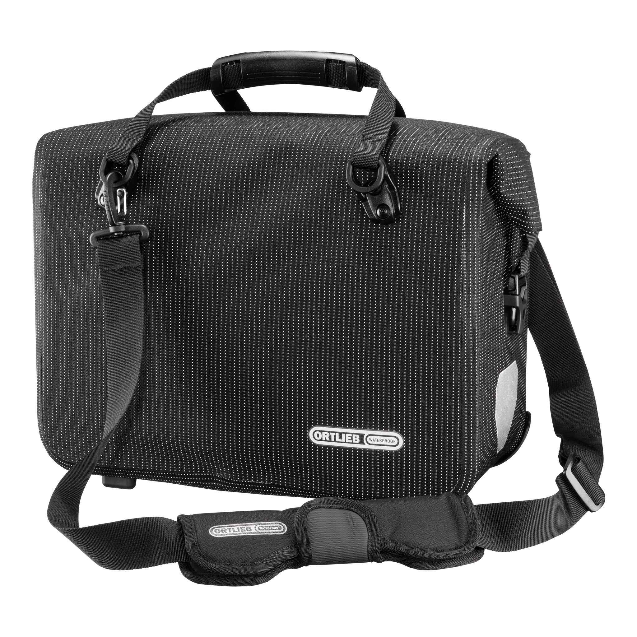 Office Bag High Vis Pannier Bag Black/Reflective / 21L / QL2.1
