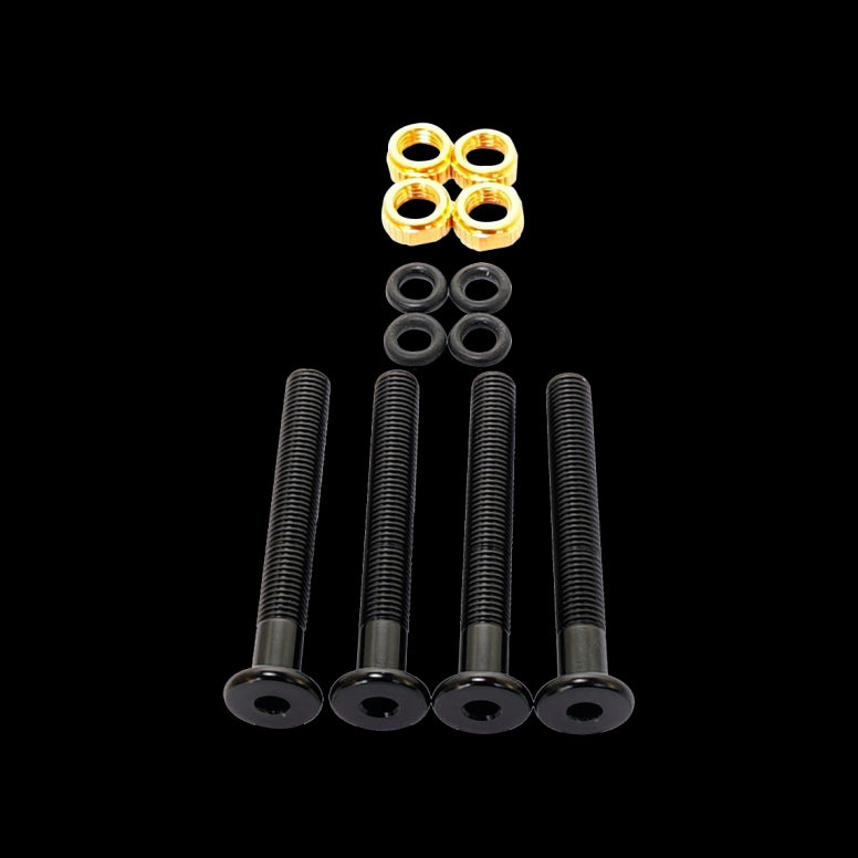 Orange Seal Tubeless Valve Stems Black / 48mm