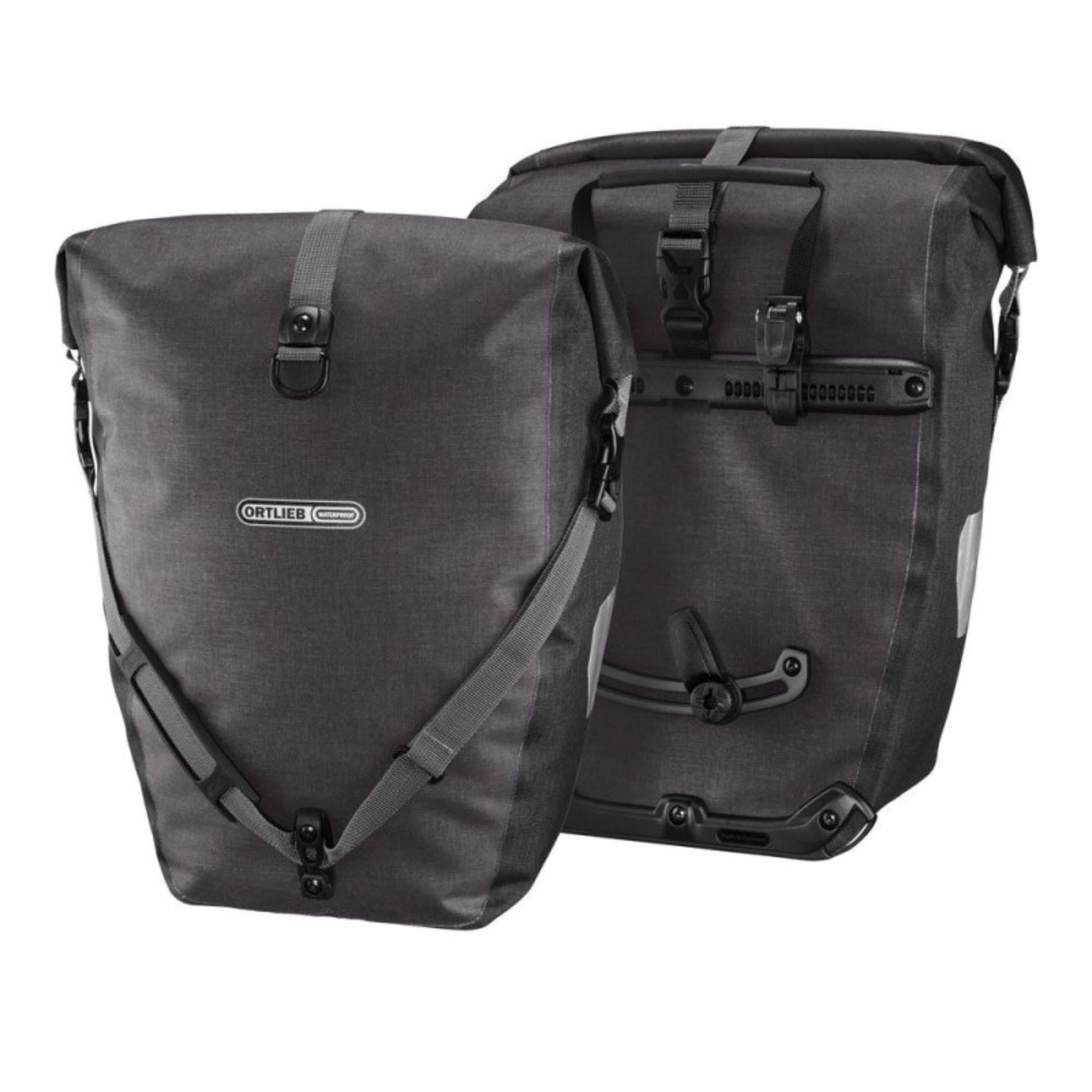 Ortlieb Back Roller Plus Core Pannier Bag Granite/Black / 40L / QL2.1