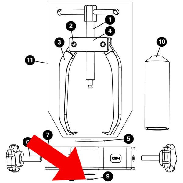 Park Tool 1194C - Retaining clip CBP-3 Black / One size