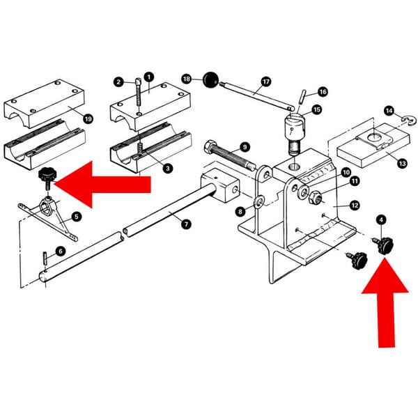 Park Tool 259 - Knob from FCG-1 Black / One size