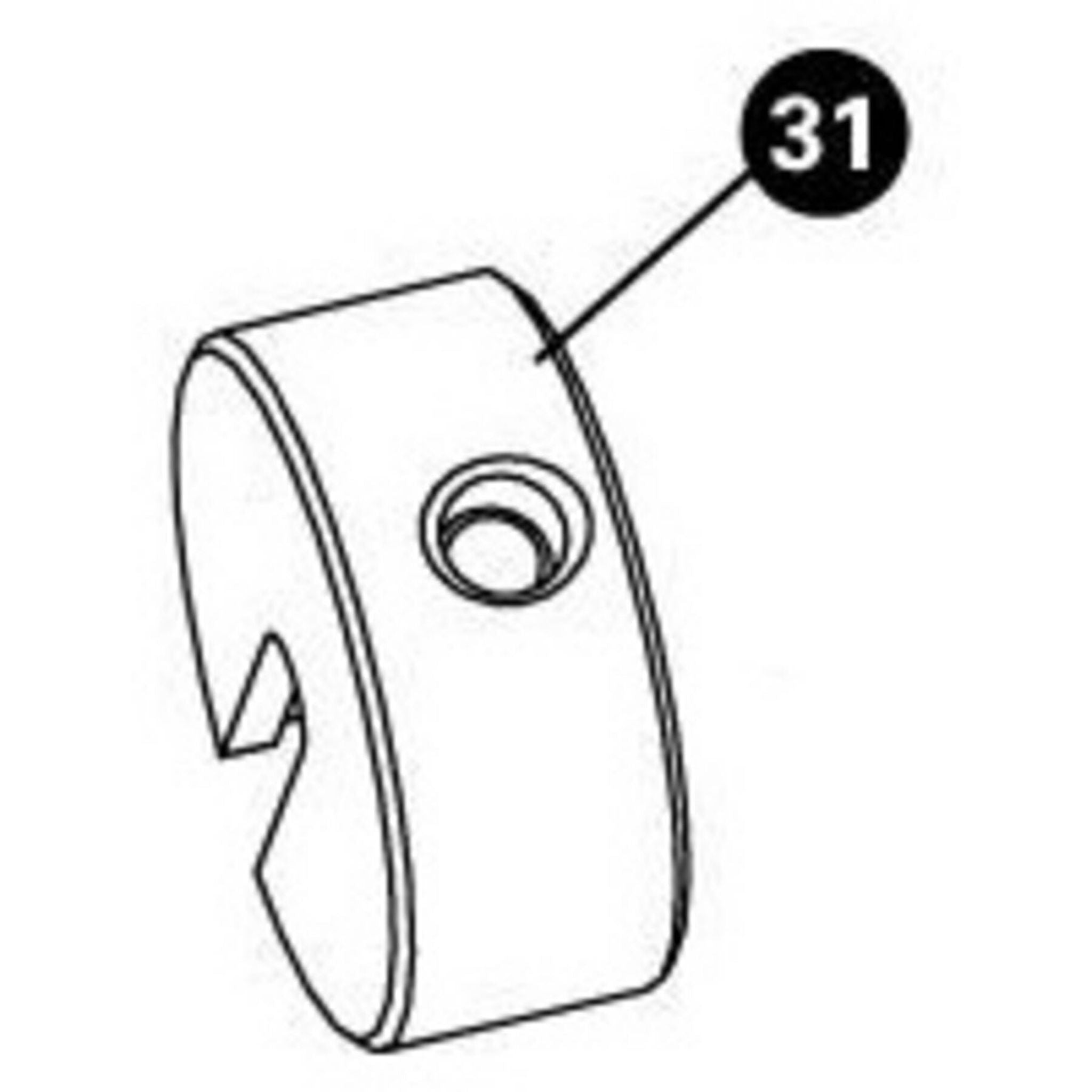 Park Tool 2753A - Backplate with magnet assembly for SBK-1 Black / One size