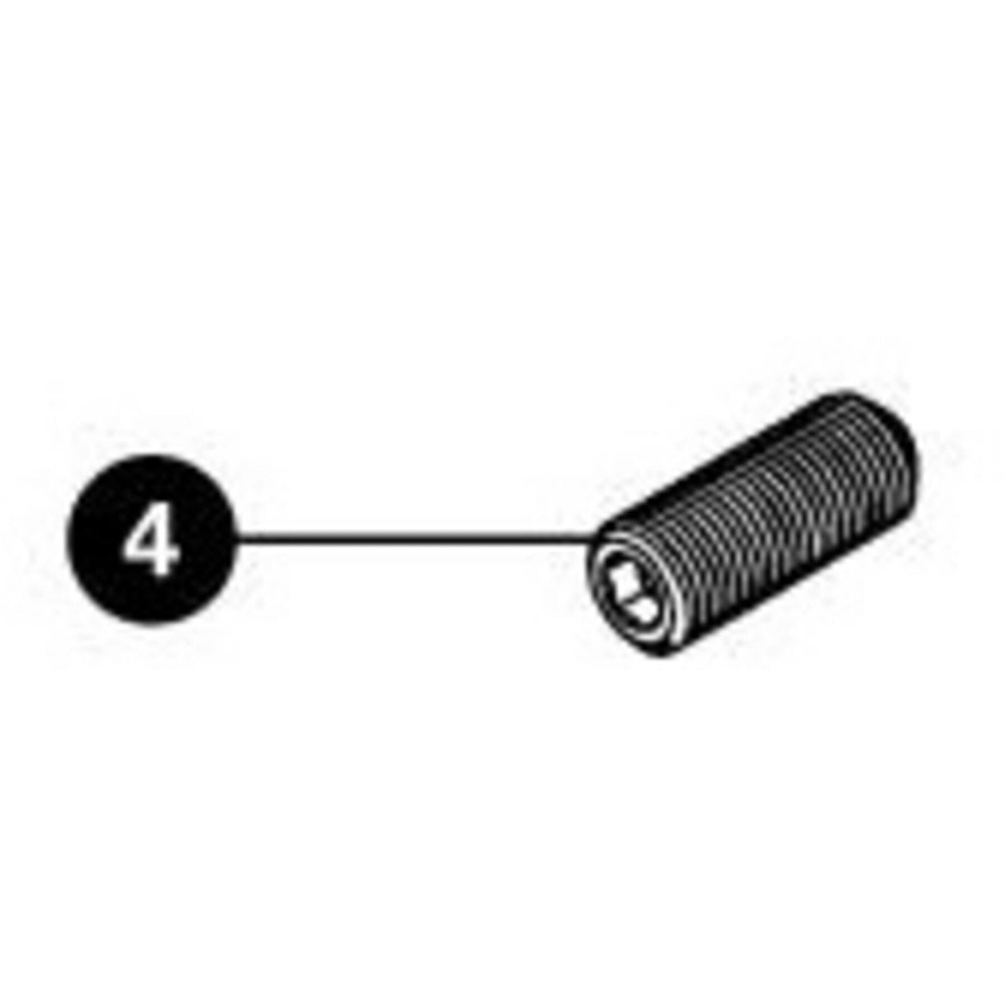 Park Tool 593 - Set Screw M10 x 1 for DAG 2, 2.2 and 3 Silver / One size