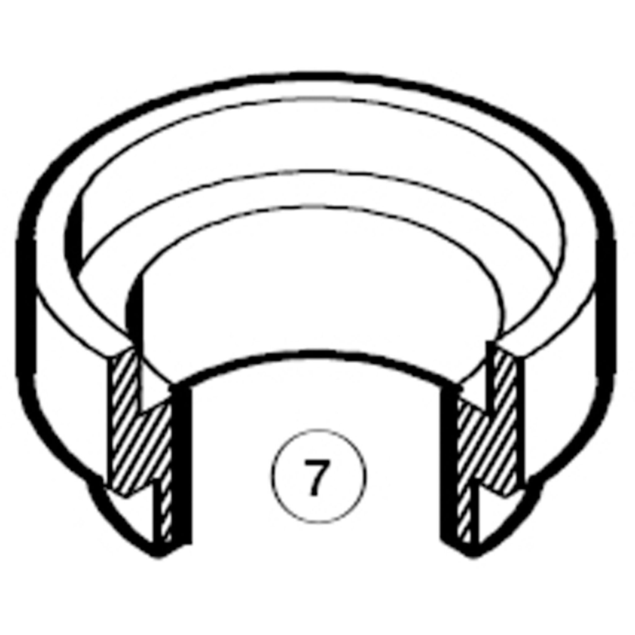 Park Tool 832 - 1" stepped cup #1 for CRS-1 Black / 1 inch