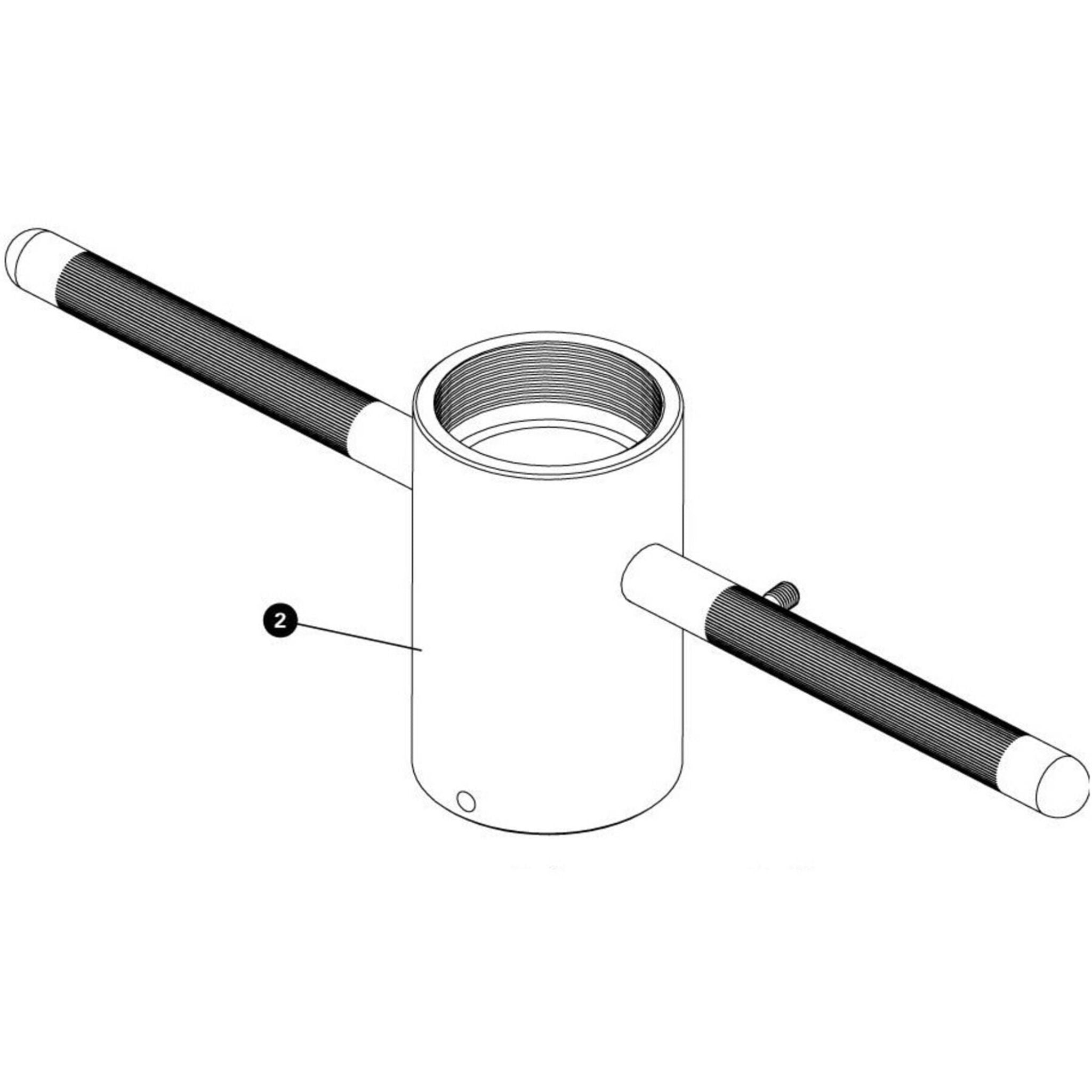 Park Tool 841 - Body/Handle For CRC-1 Silver / One size