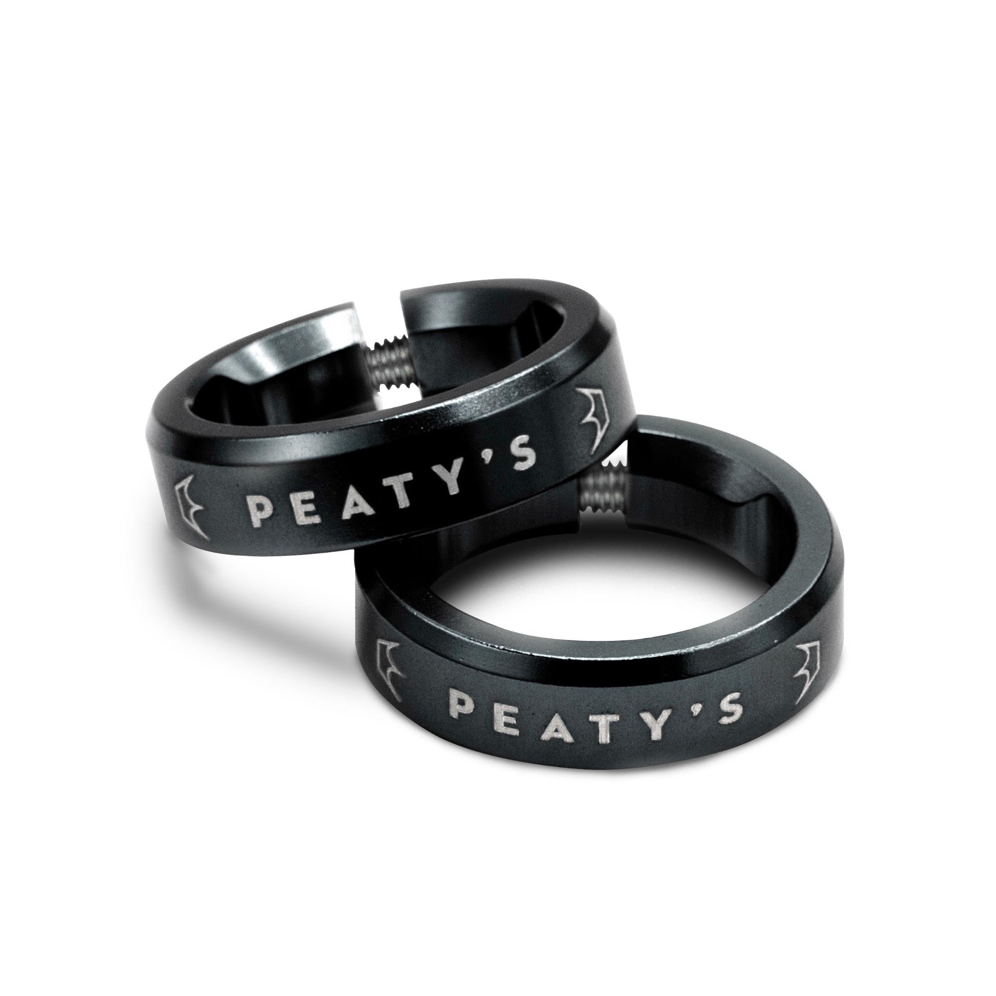 Peatys Monarch Grip Lock Rings Black