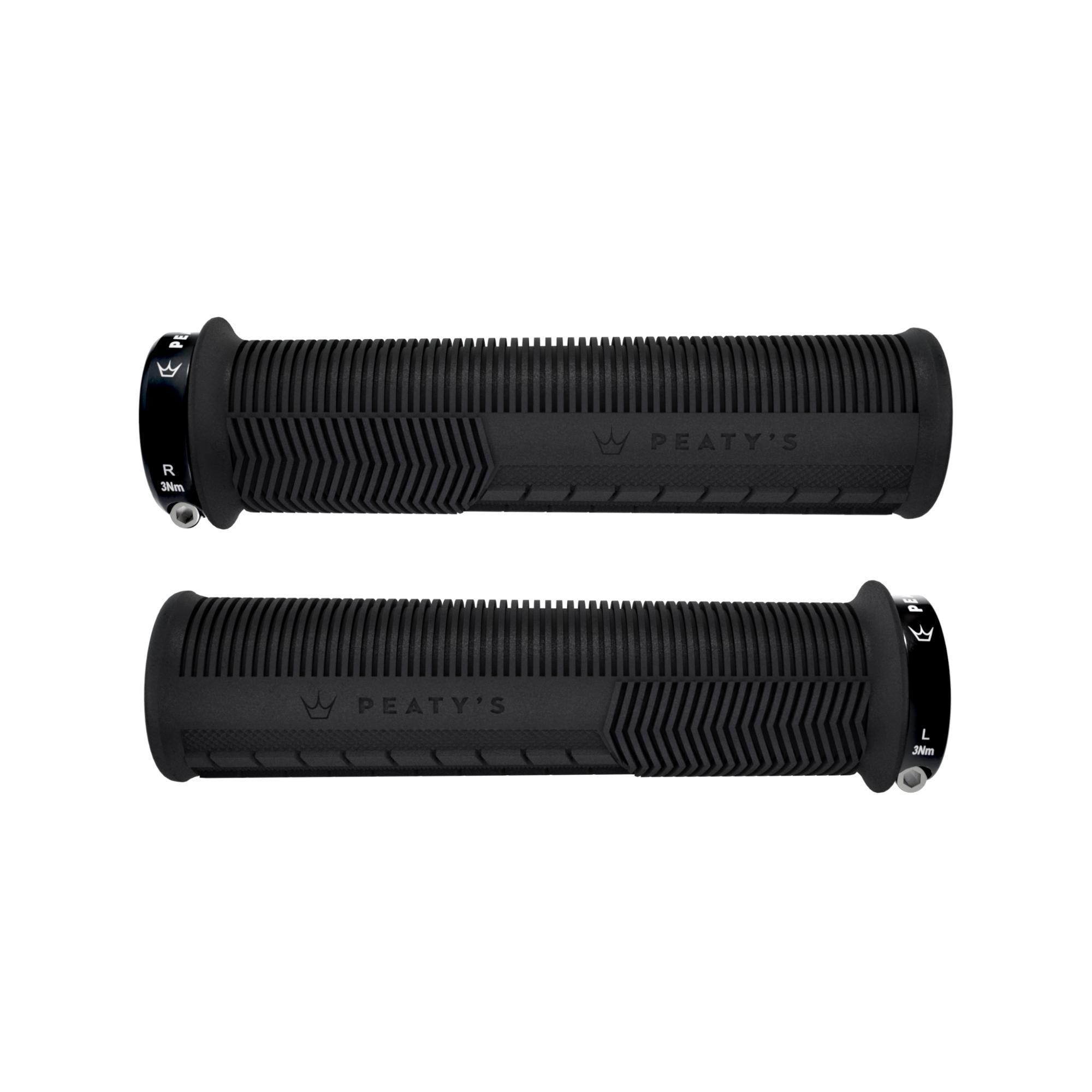 Peatys Monarch Grips Black / Mushroom Pattern / Thin