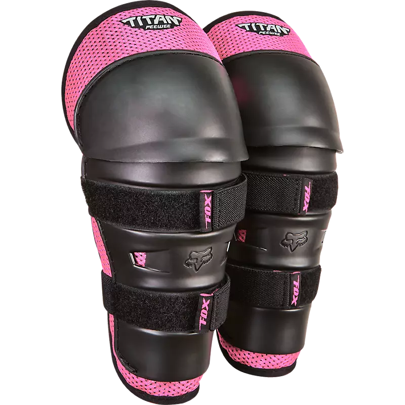 Peewee Titan Knee/Shin Guard Black/Pink / OS