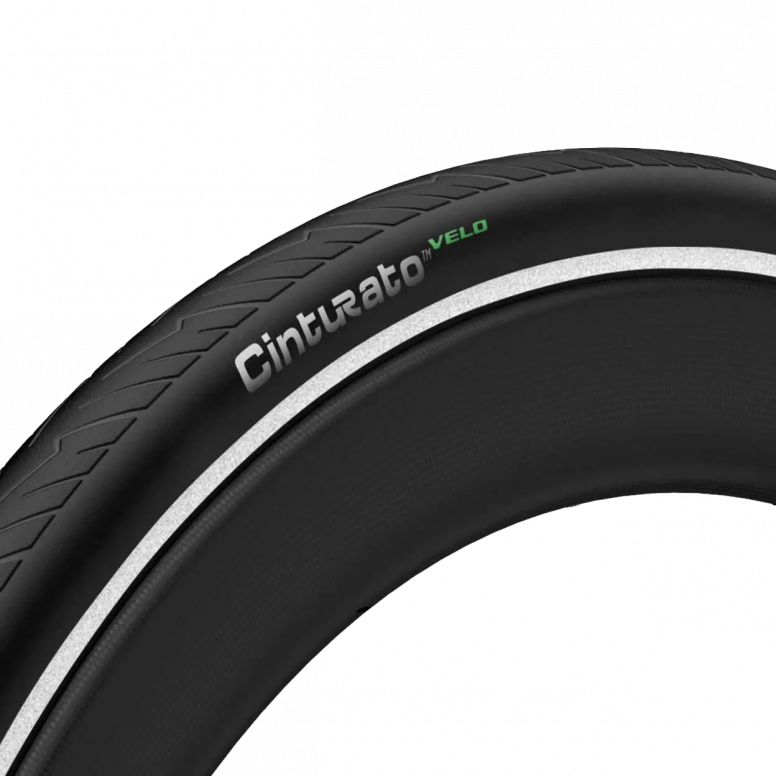 Pirelli Cinturato Velo TLR Reflective Tyre Black / 700x32c