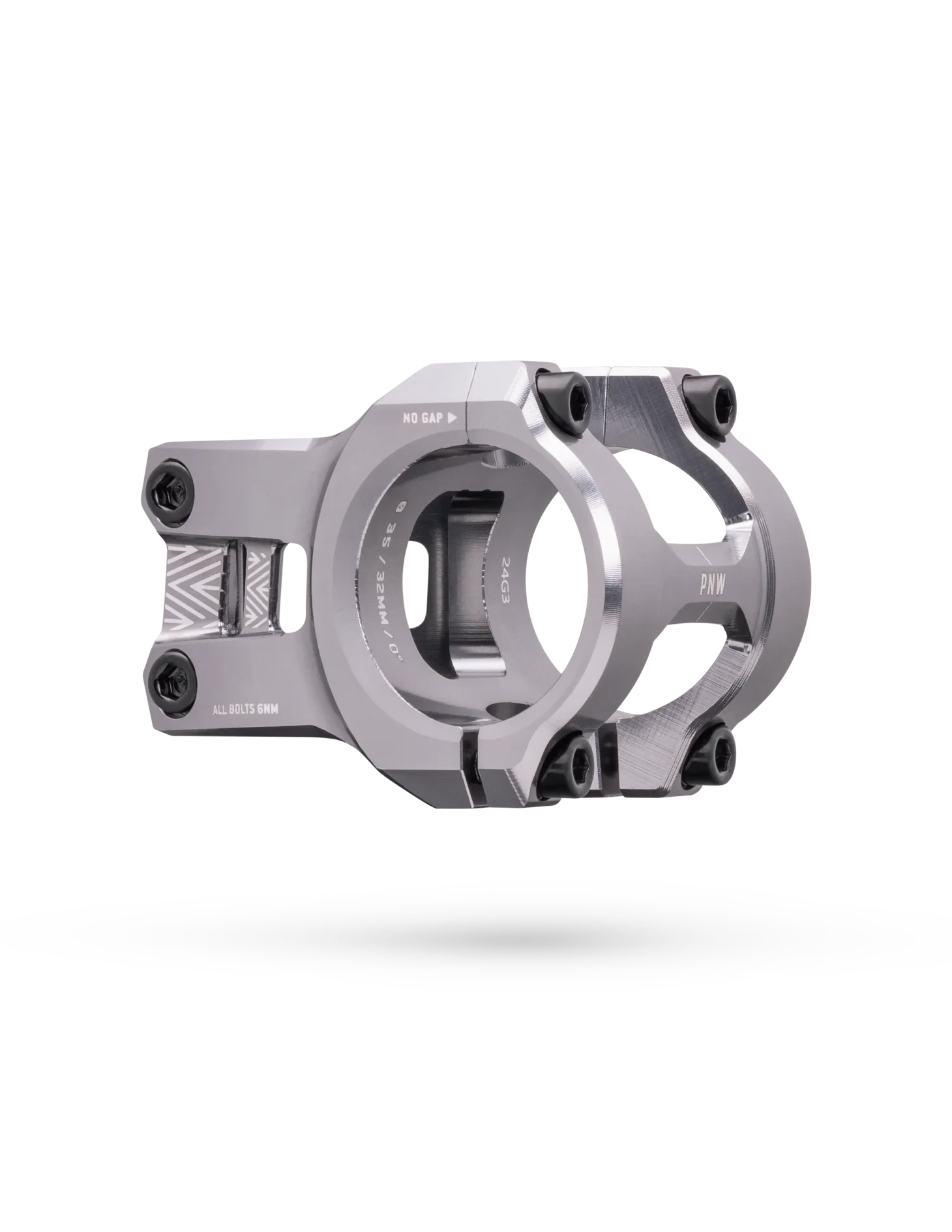 PNW Components Loam CNC Stem Silver / 32mm / 31.8mm