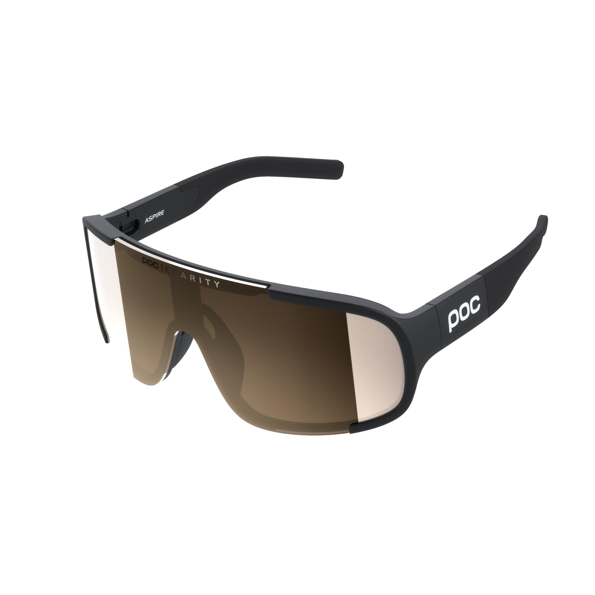 POC Aspire Glasses Uranium Black / Clarity Trail/Partly Sunny Silver