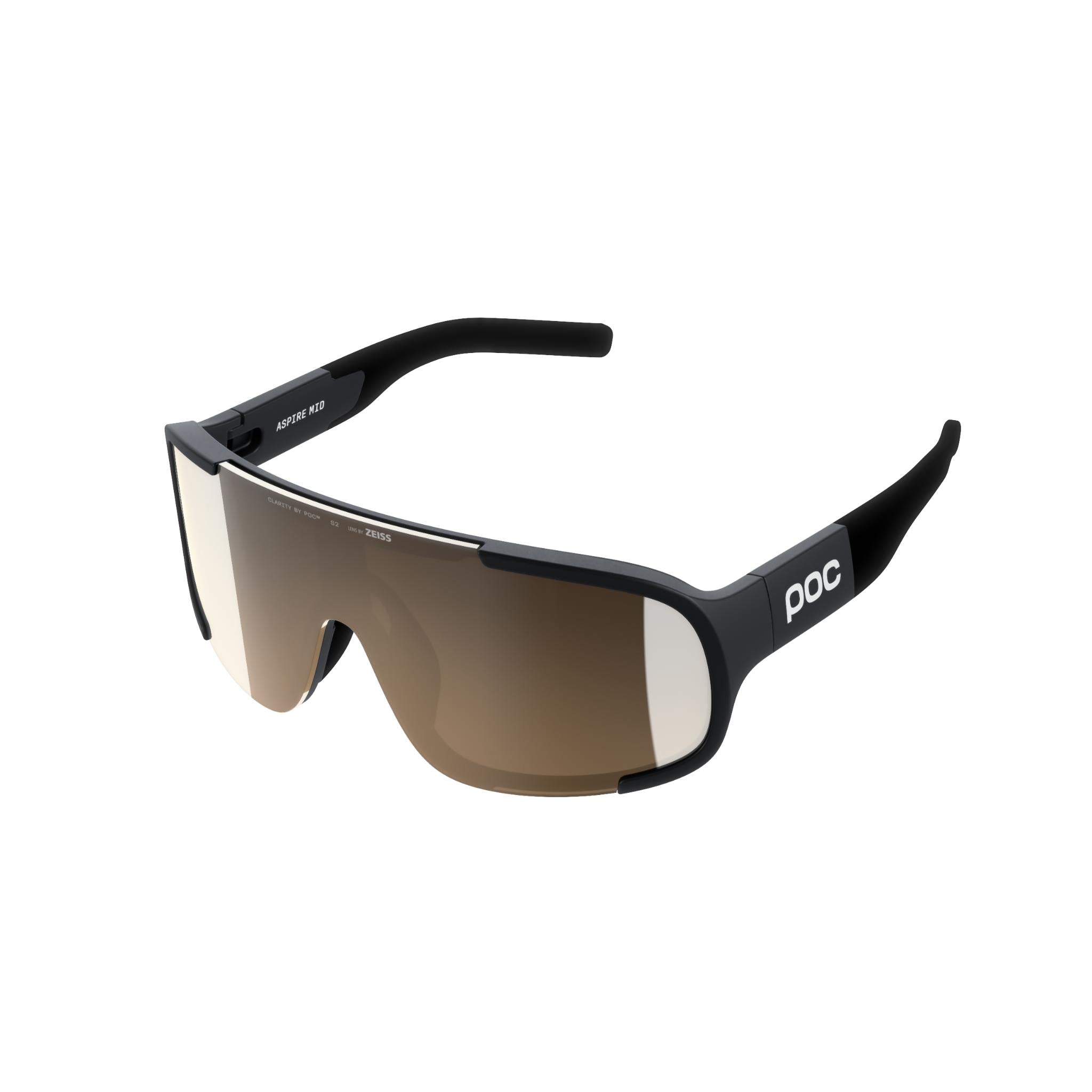 POC Aspire WF Glasses Uranium Black / Clarity Trail/Partly Sunny Silver