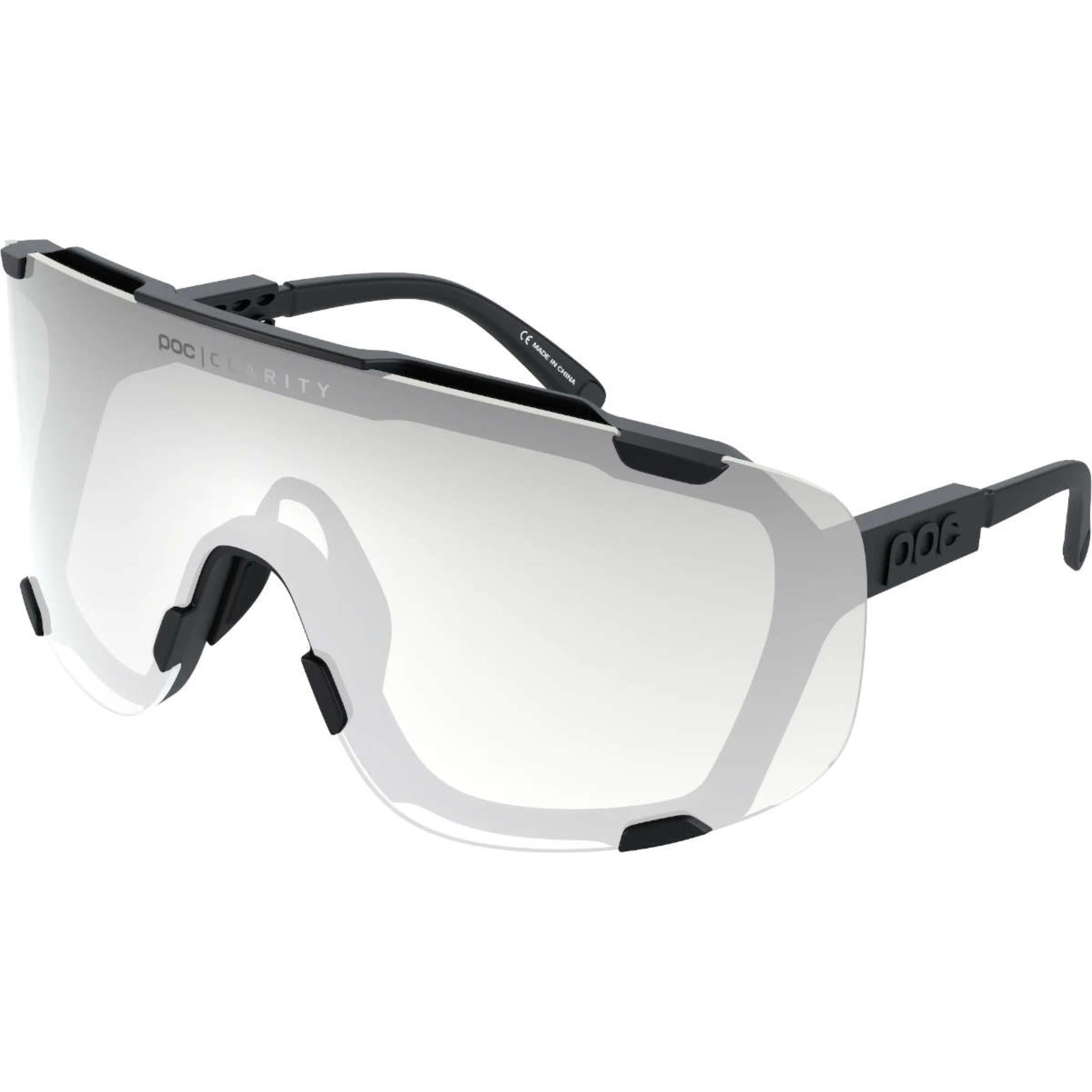 POC Devour Photochromic Glasses Uranium Black / Clarity Photochromic/Changeable Grey