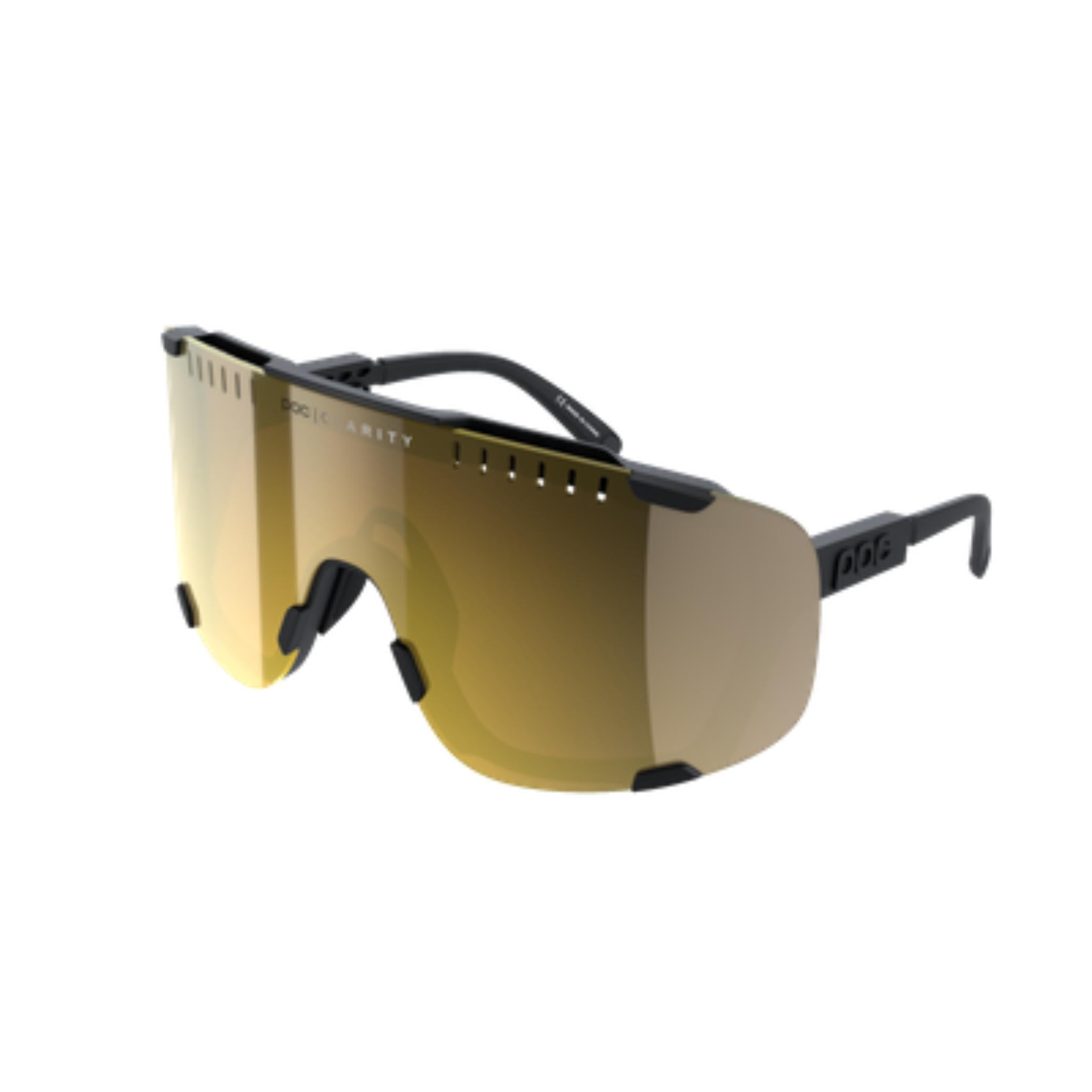 POC Devour WF Glasses Uranium Black / Clarity Road/Partly Sunny Gold