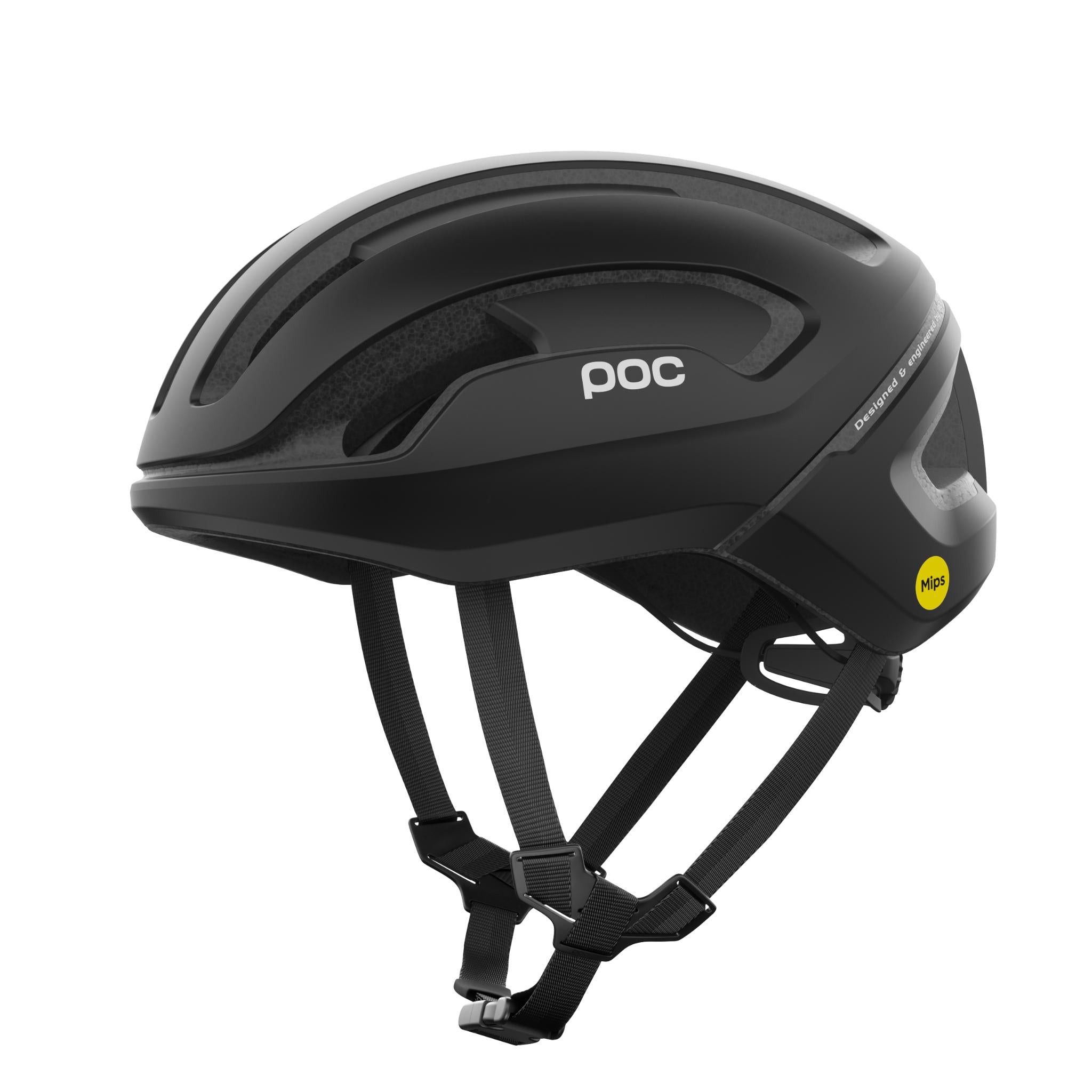 POC Omne Air WF MIPS Road Helmet Uranium Black Matt / S/55-58cm
