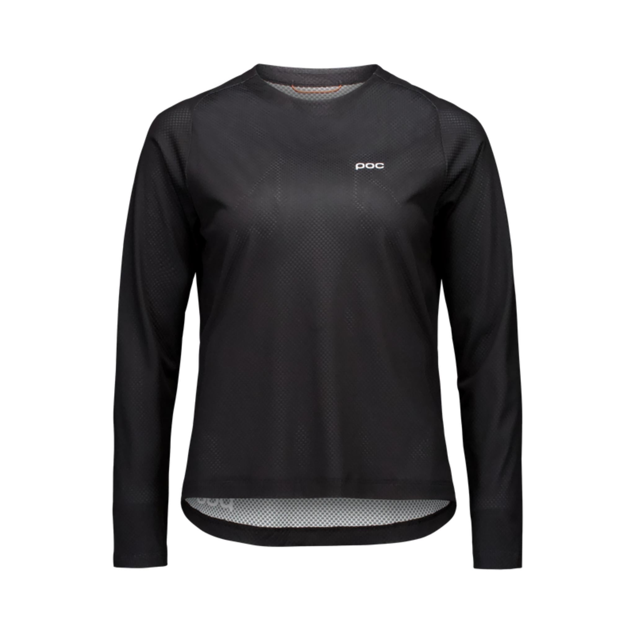 POC Women's Motion Air L/S Jersey Uranium Black / XS