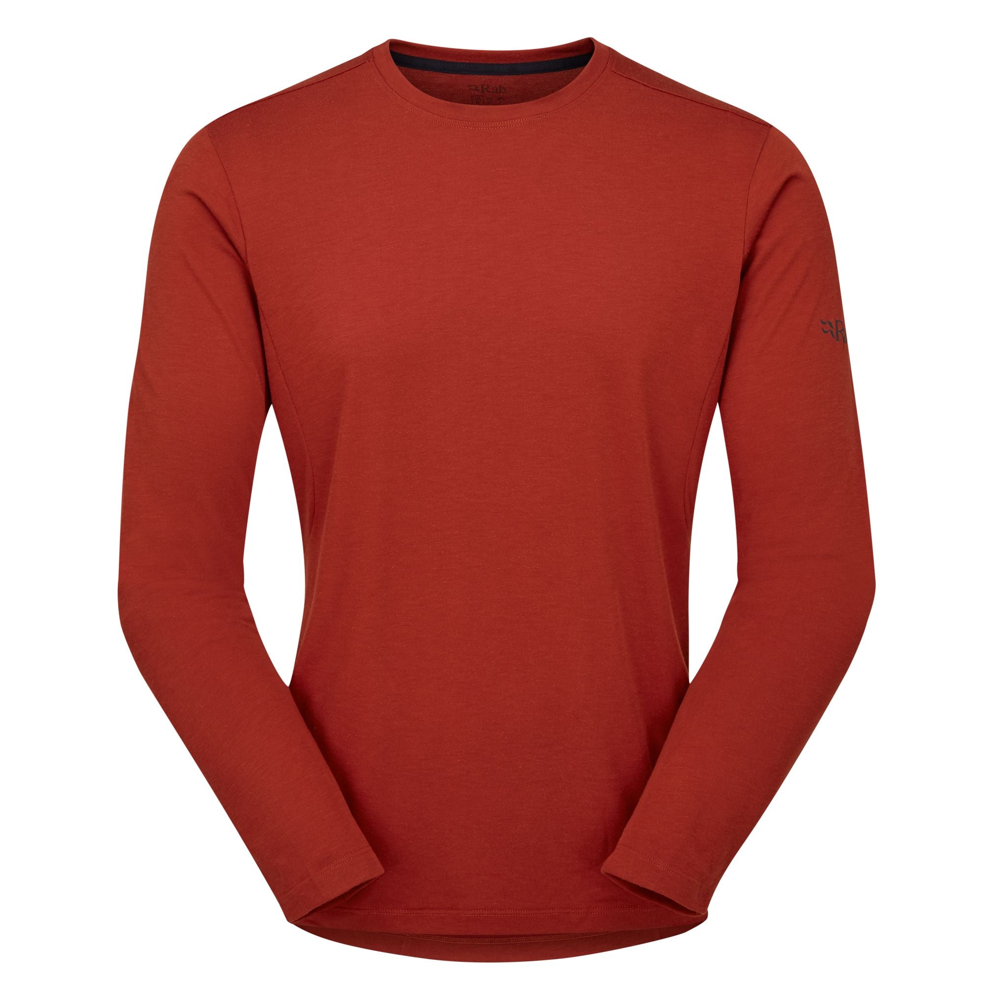 Rab Cinder Crimp Longsleeve Tee Tuscan Red / L