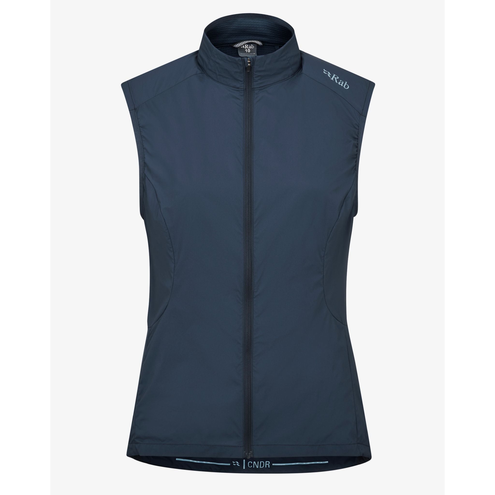 Rab Cinder Windveil Vest Womens Tempest Blue / Size 08
