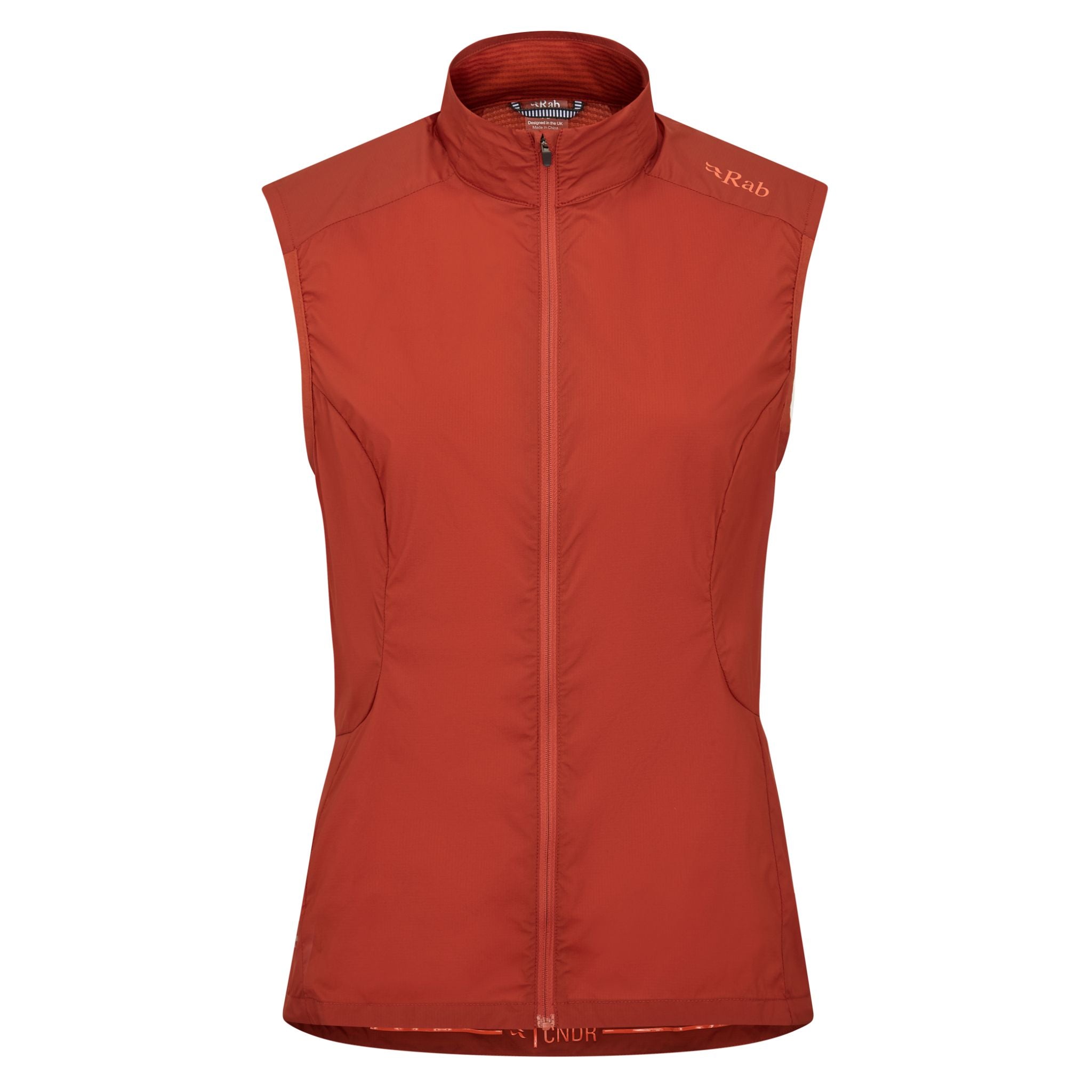Rab Cinder Windveil Vest Womens Tuscan Red / Size 08