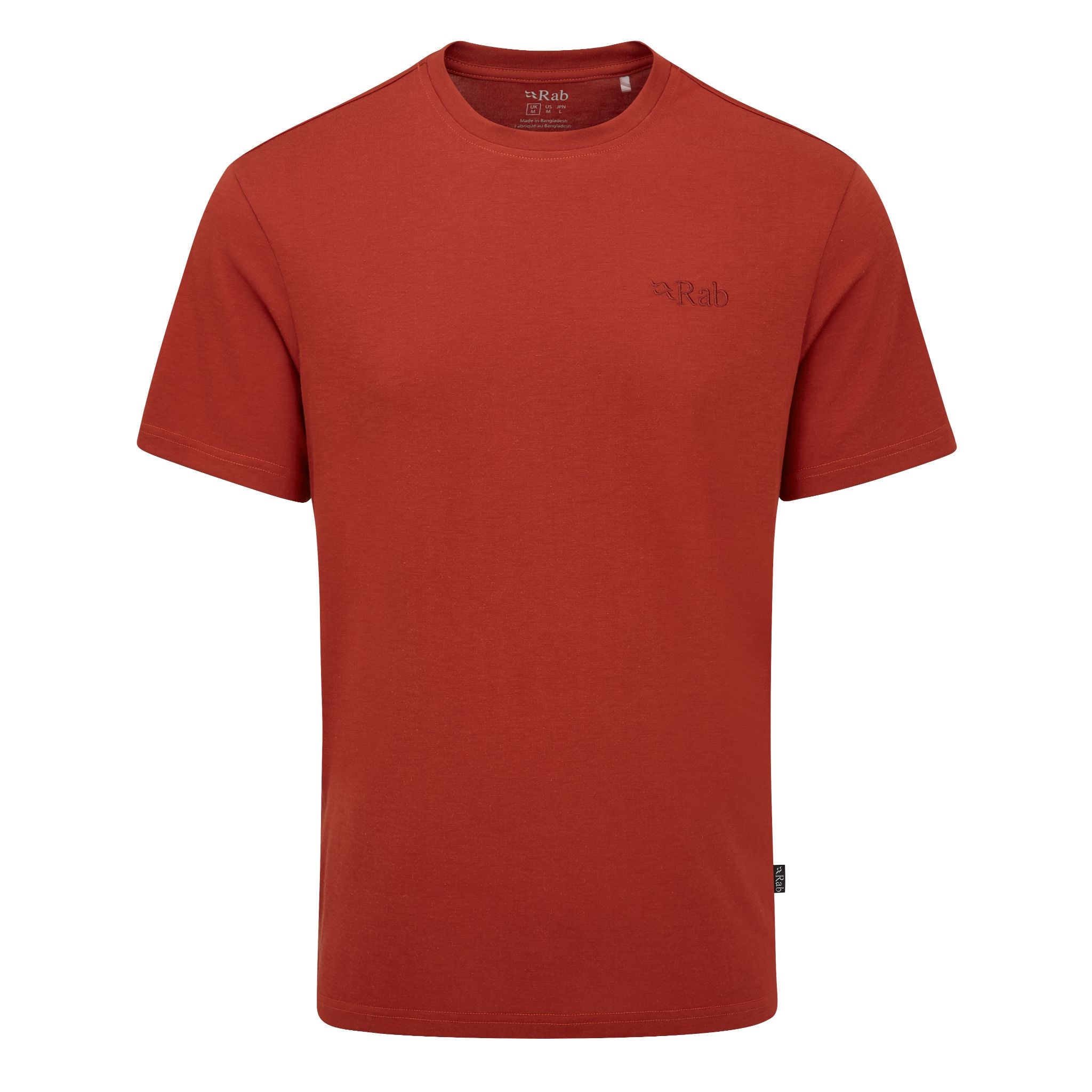 Rab Crimp Logo Tee Tuscan Red / S
