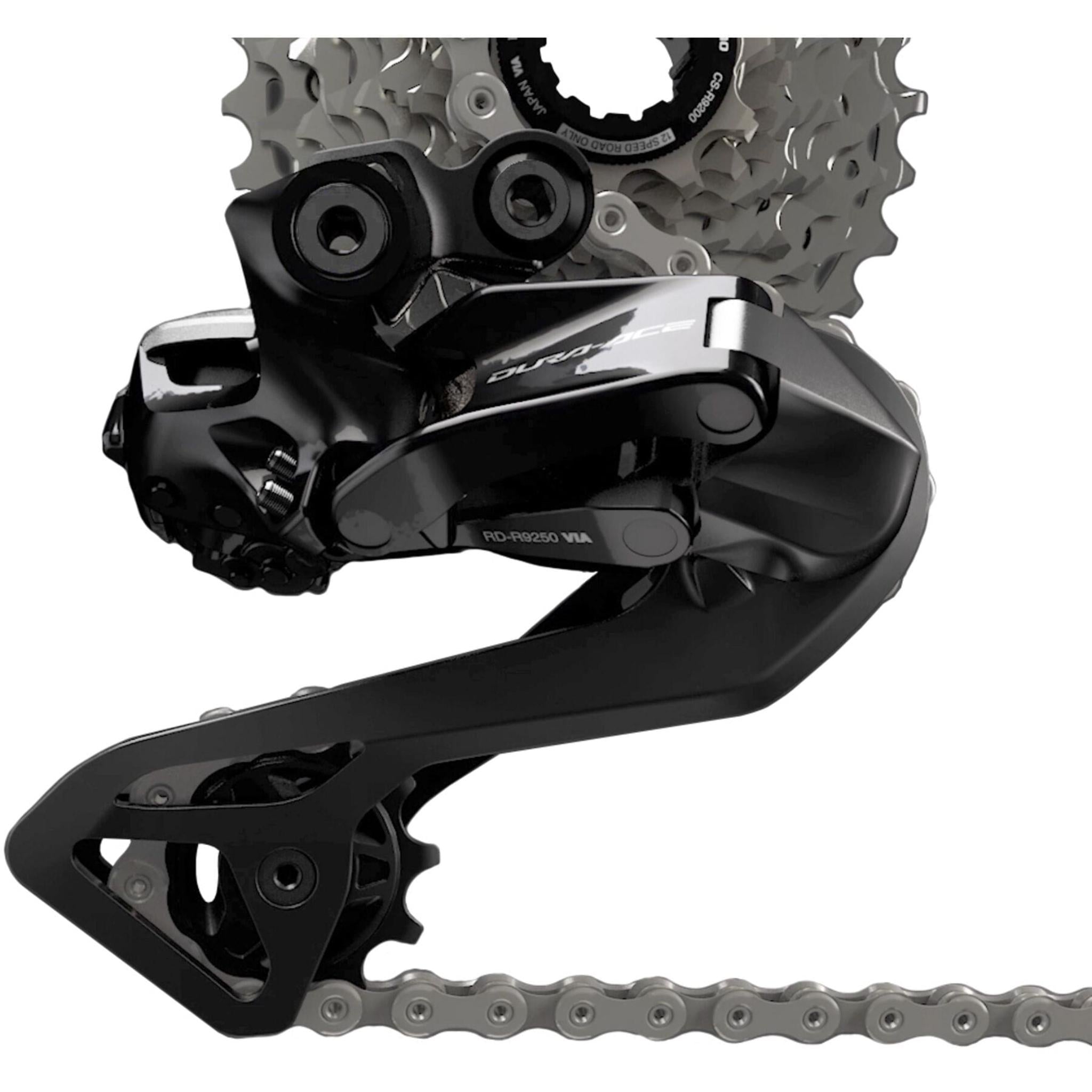 RD-R9250 Di2 12-Speed Rear Derailleur - E-tube Black / 12-Speed