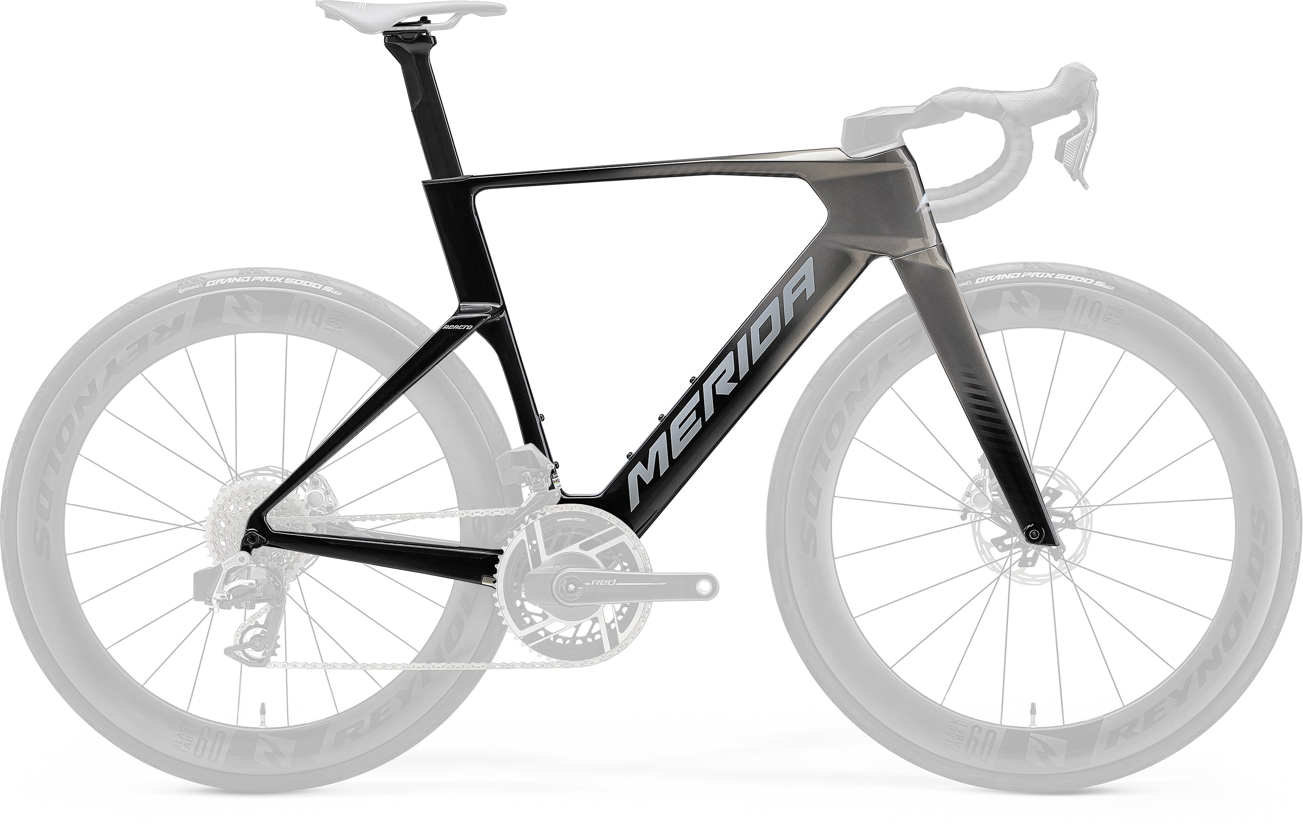 Reacto 10K Frame 2027 Slate Grey/Black (Silver) / XXS