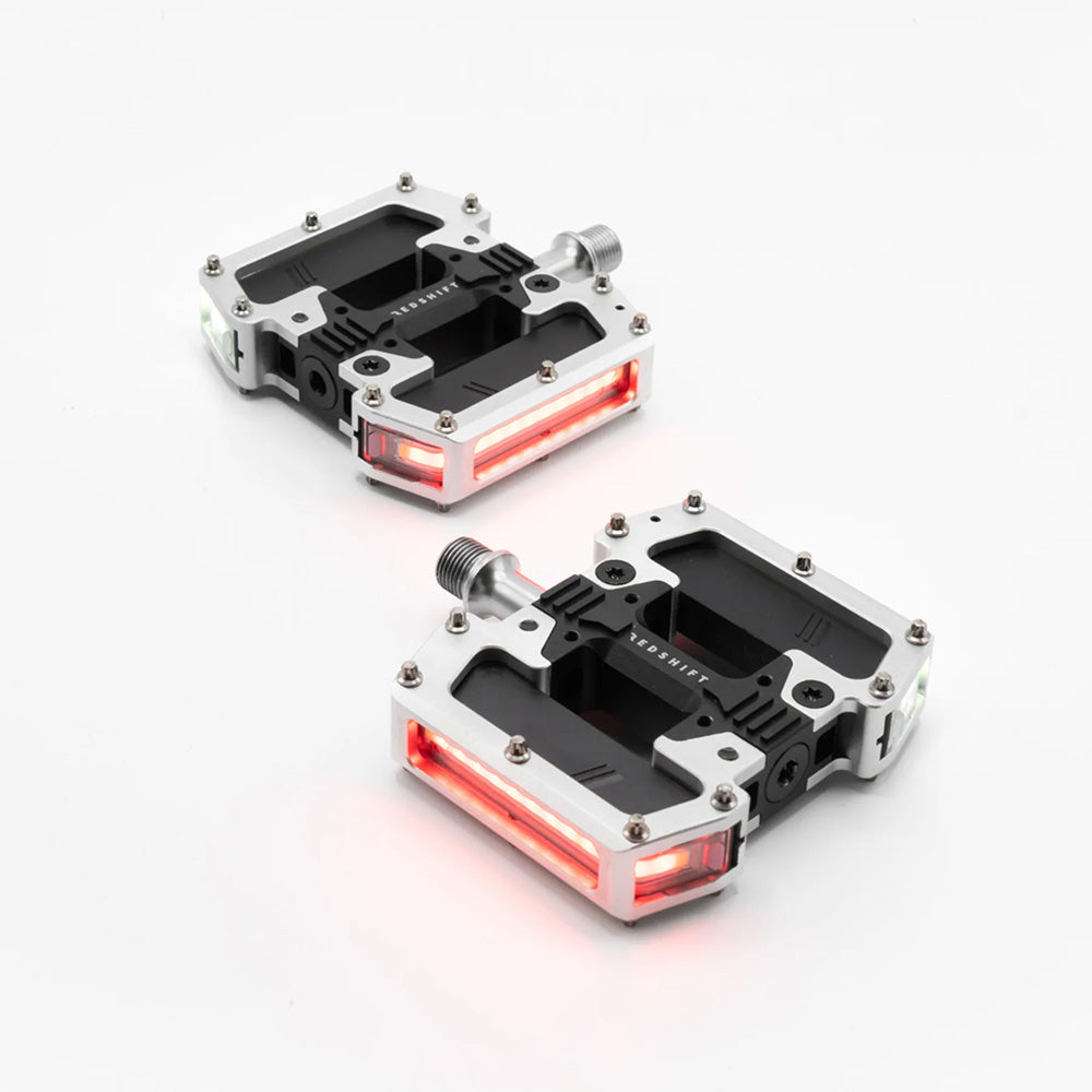 Redshift Arclight Pro Flat Pedals Silver / 9/16