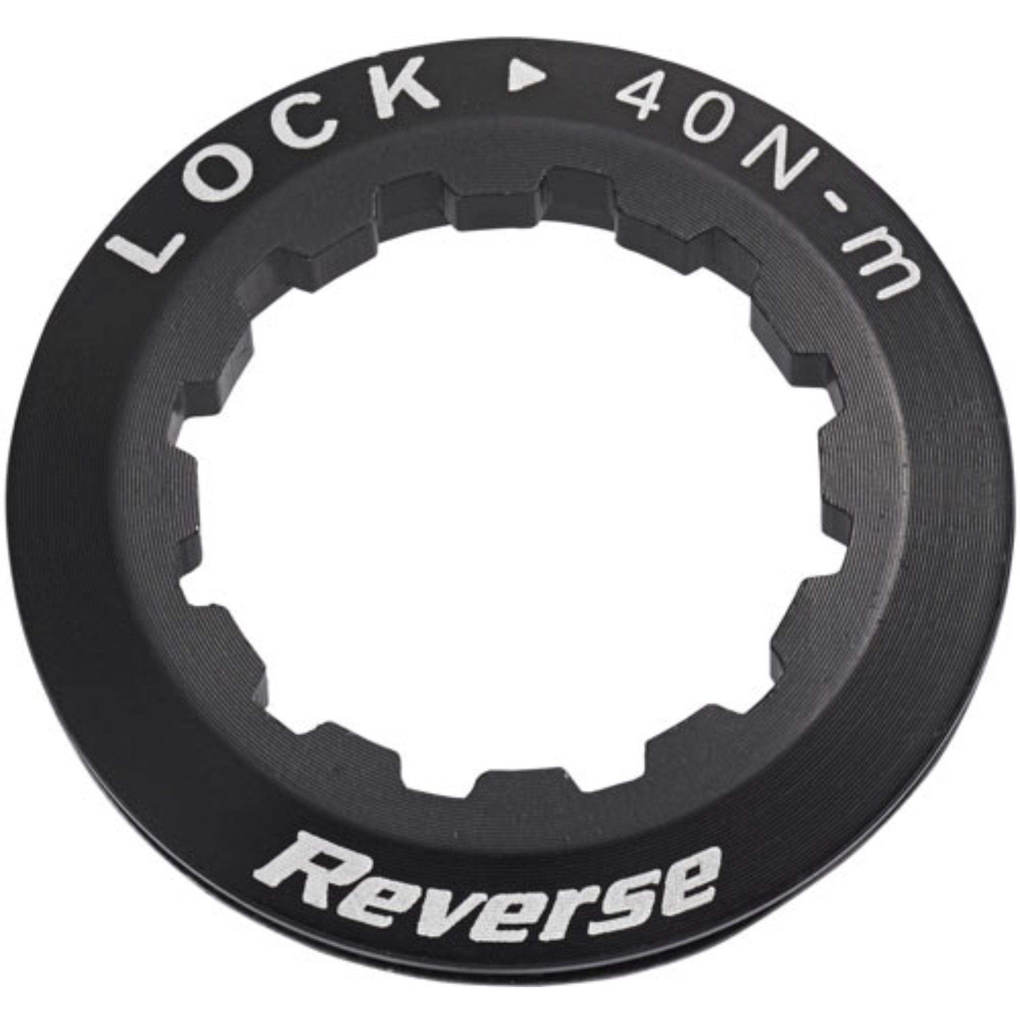 Reverse Components Cassette Lock Ring for 8-11 Speed Hubs Black