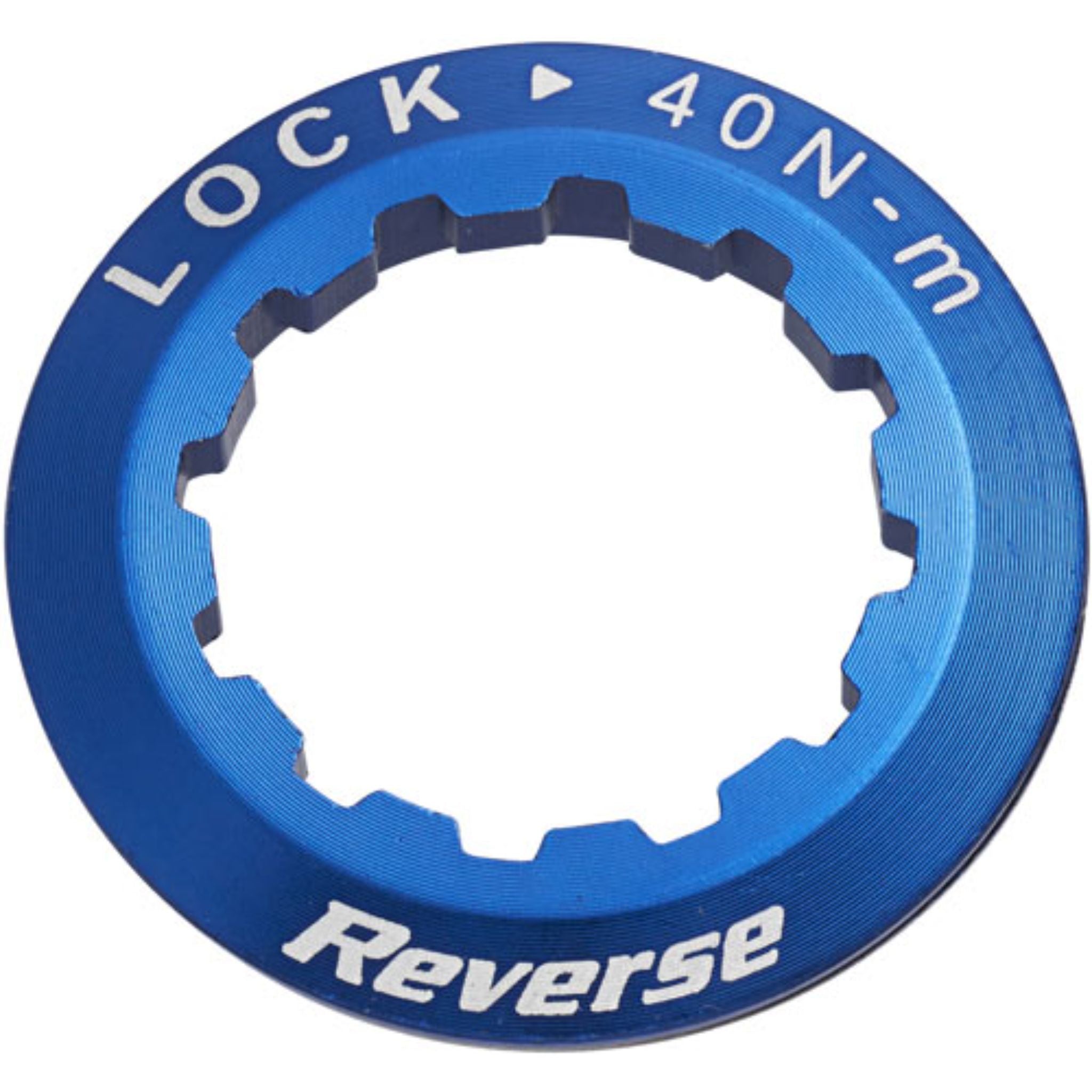 Reverse Components Cassette Lock Ring for 8-11 Speed Hubs Blue