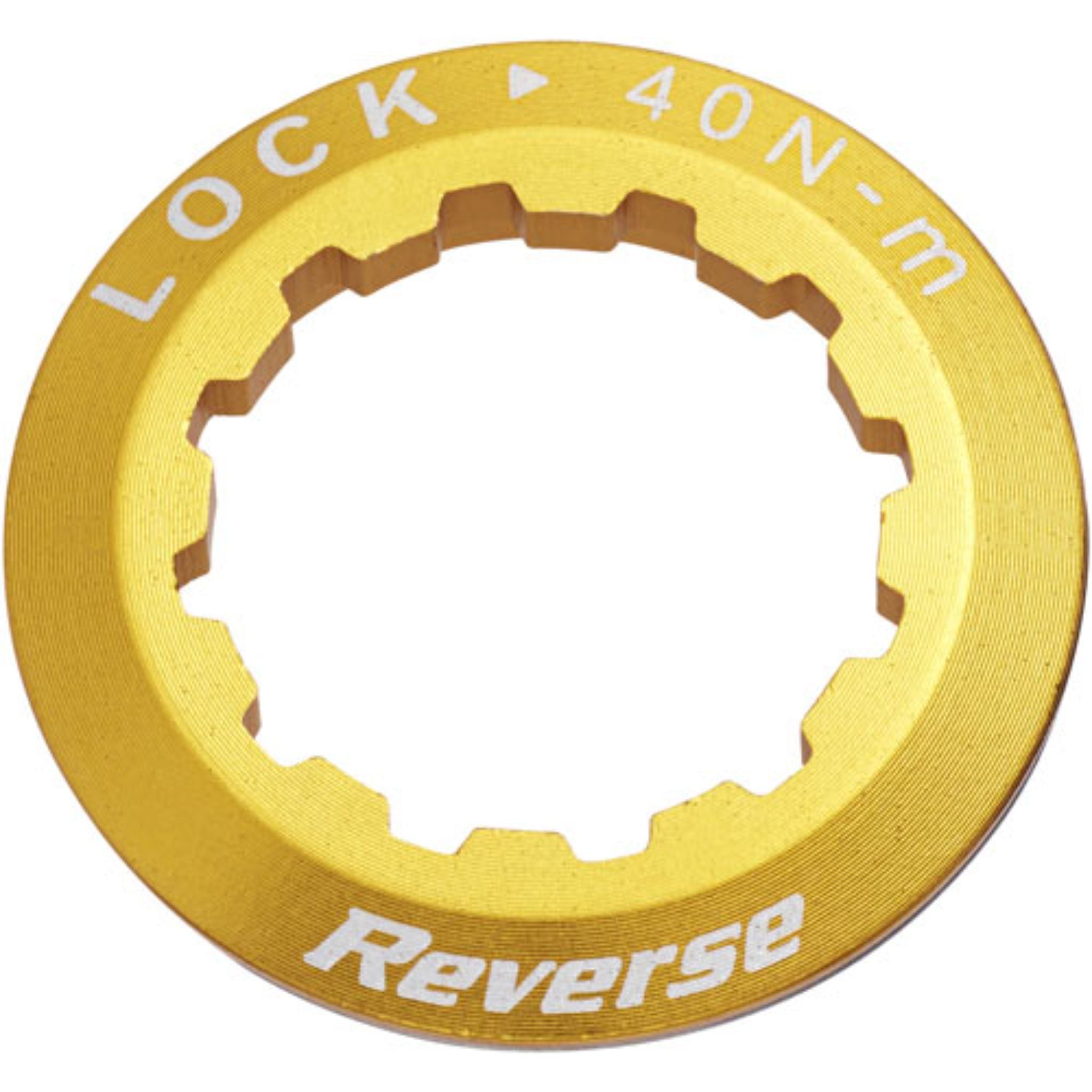 Reverse Components Cassette Lock Ring for 8-11 Speed Hubs Gold