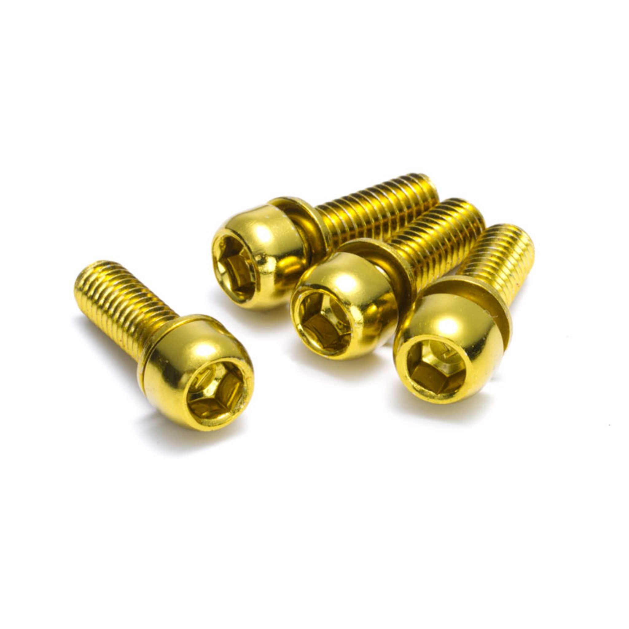 Reverse Components Disc Brake Bolts Gold / Pack of 4