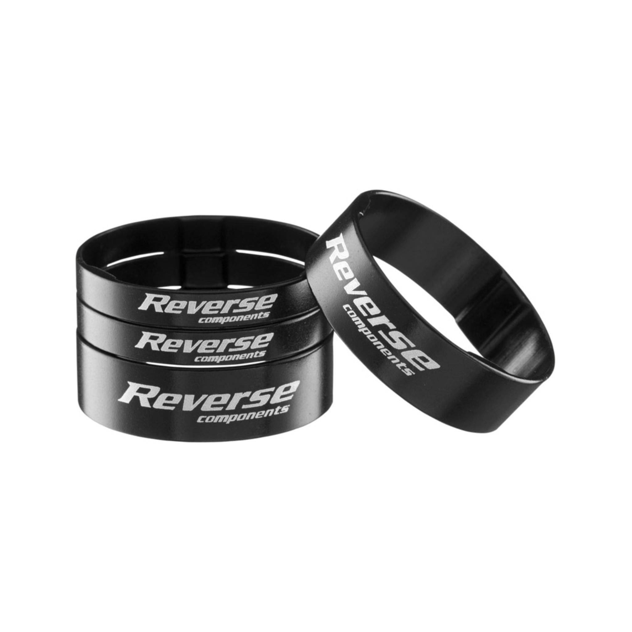 Reverse Headset Spacers Black