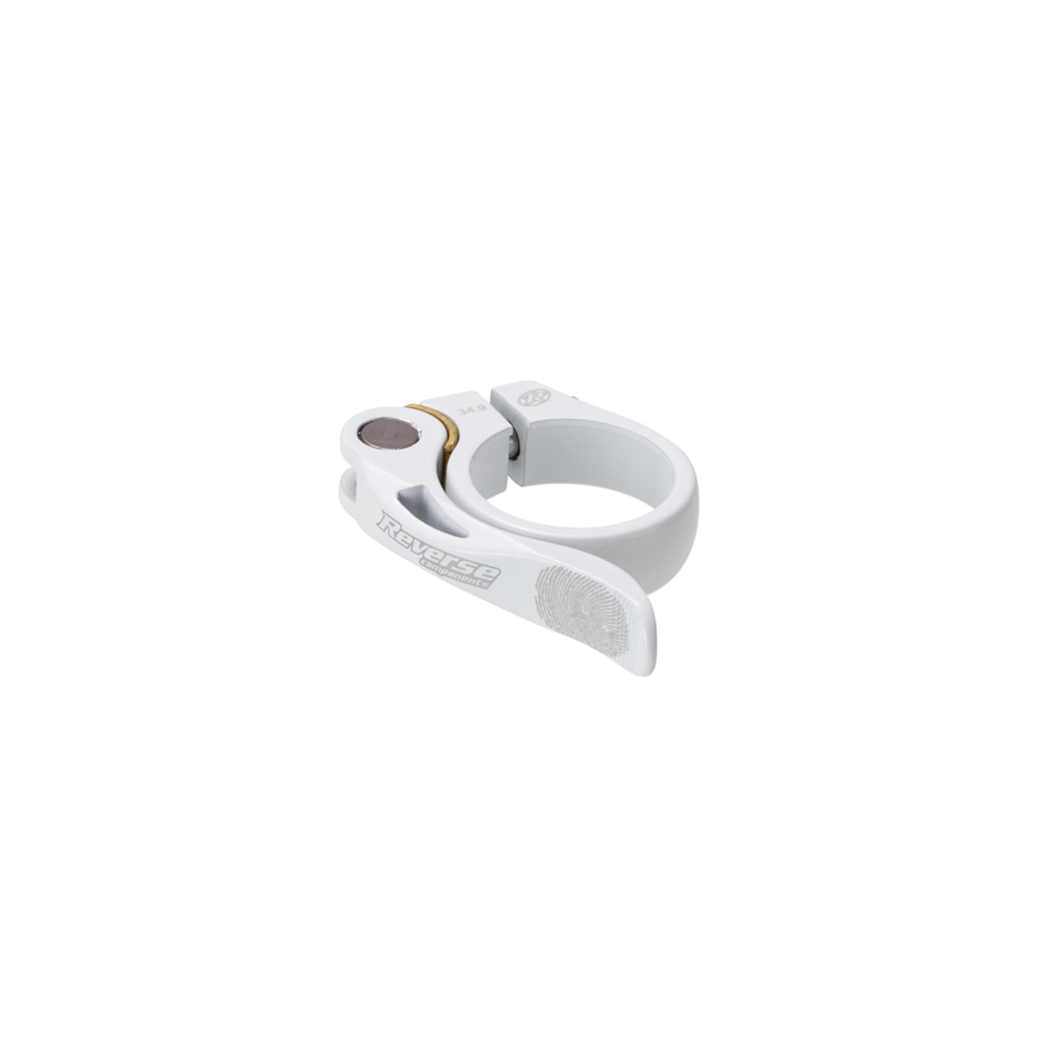 Reverse Long Life Seat Clamp White / 34.9mm