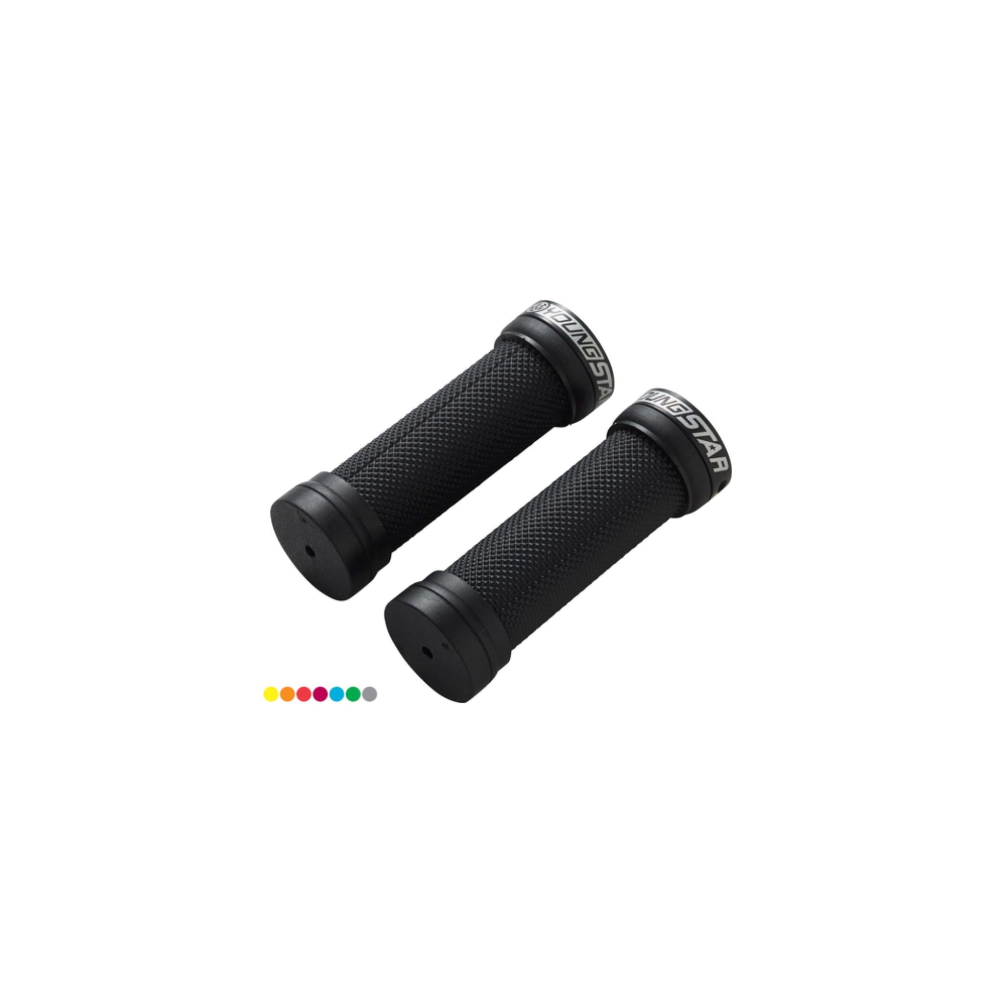 Reverse Youngstar Single Lock-On Grips Black/Black