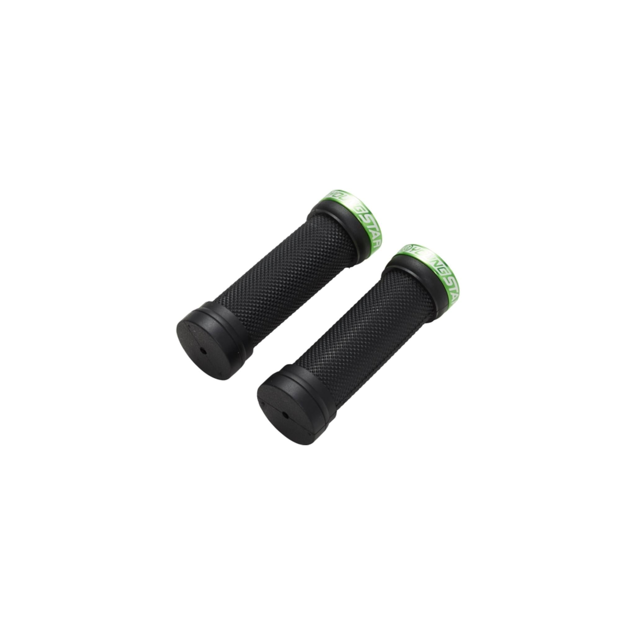 Reverse Youngstar Single Lock-On Grips Black/Light Green