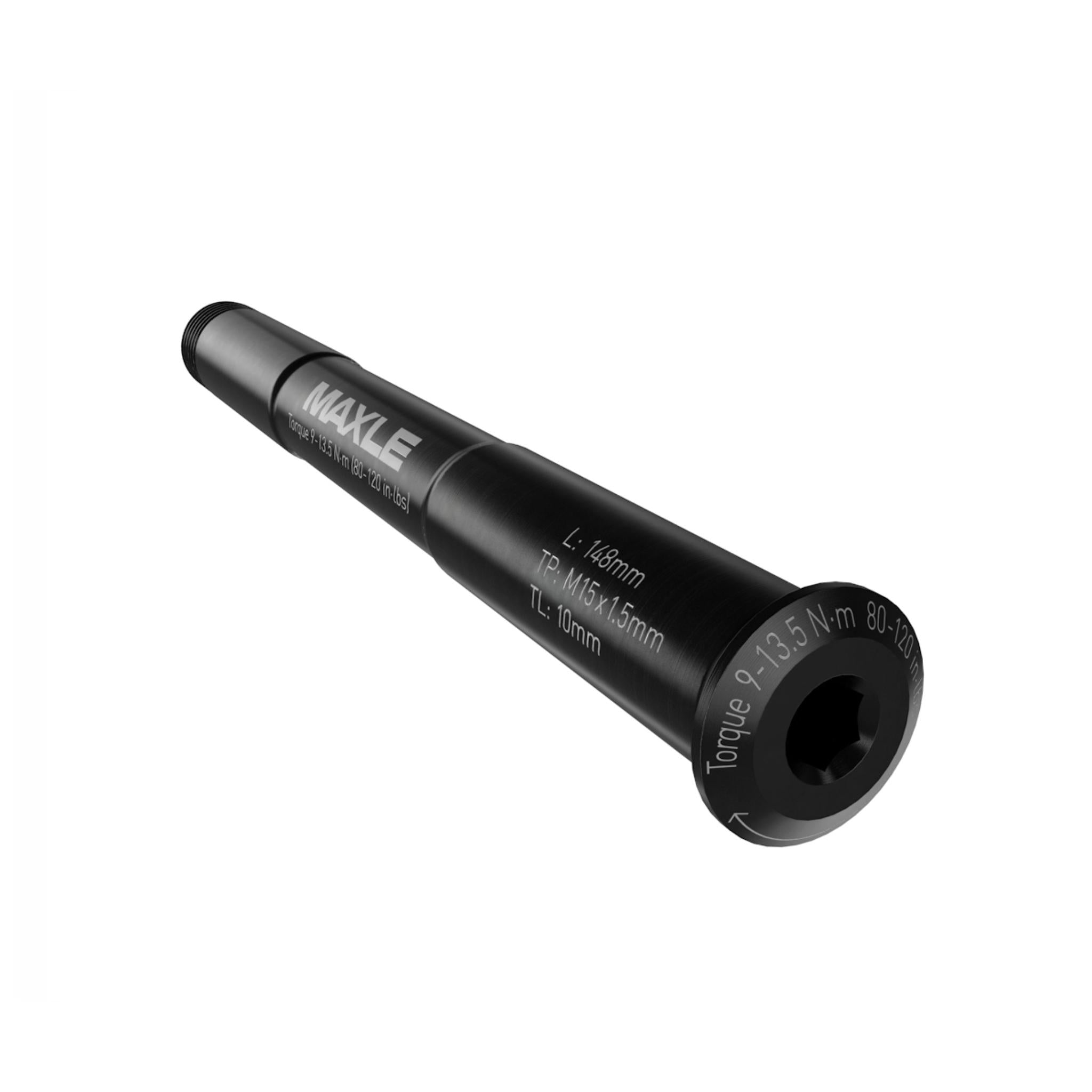 RockShox SRAM Axle Maxle Stealth Front, 15x110, Length 158mm, Thread Length 9mm, Thread Pitch M15x1.50