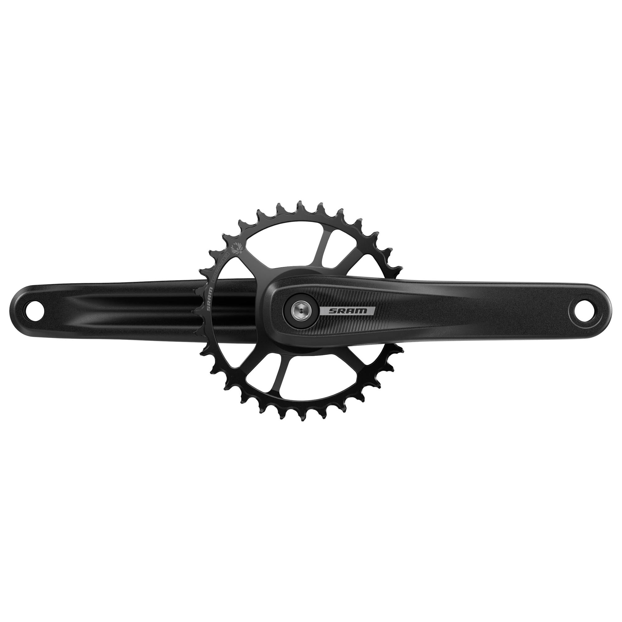 S100 Eagle Crankset Black / 155mm / Powerspline