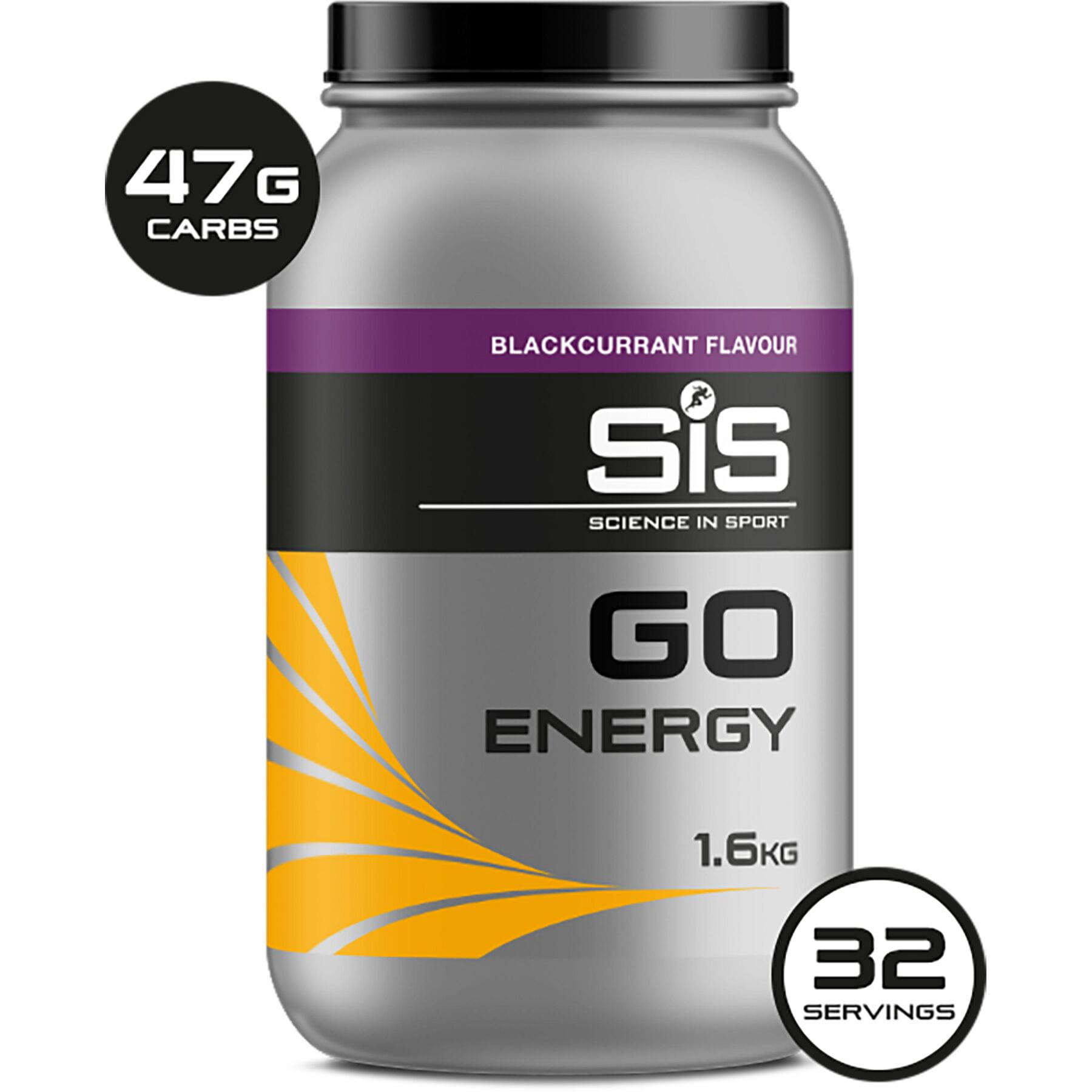 Science in Sport GO Energy Drink Powder (1.6kg Tub) Blackcurrant / 1.6kg Tub