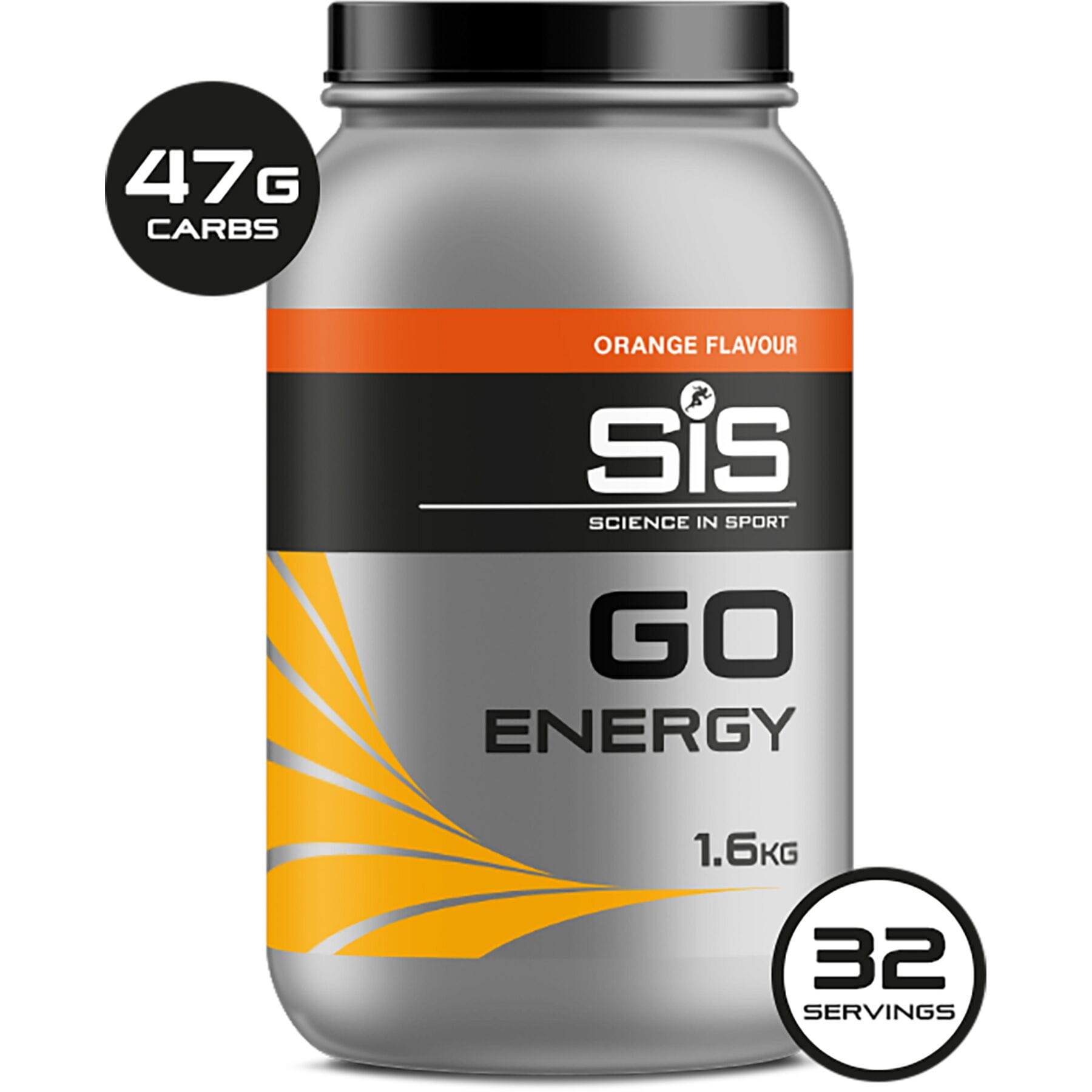 Science in Sport GO Energy Drink Powder (1.6kg Tub) Orange / 1.6kg Tub