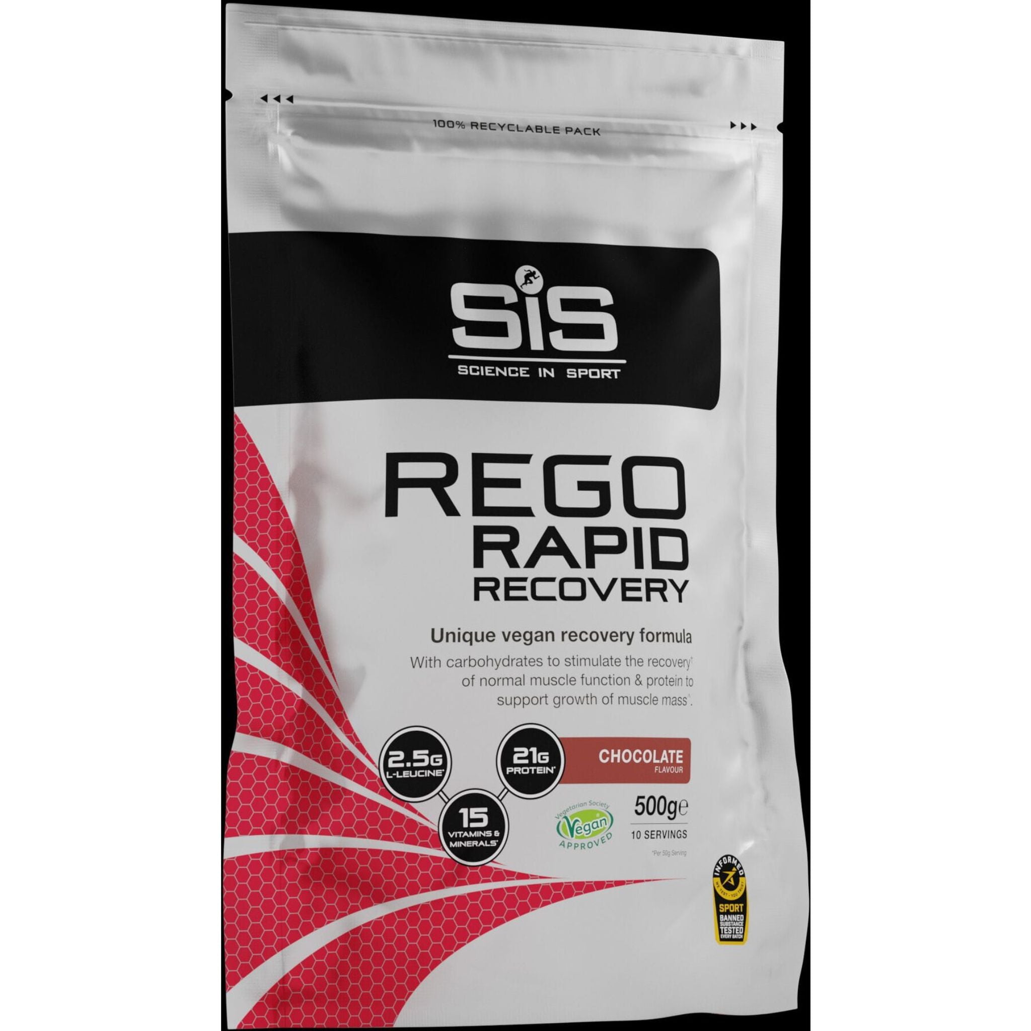 Science In Sport REGO Rapid Recovery Protein Drink Chocolate / 500 g